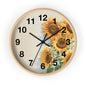 Sunflower Bouquet Wall Clock | Floral Home Decor, Kitchen Clock
