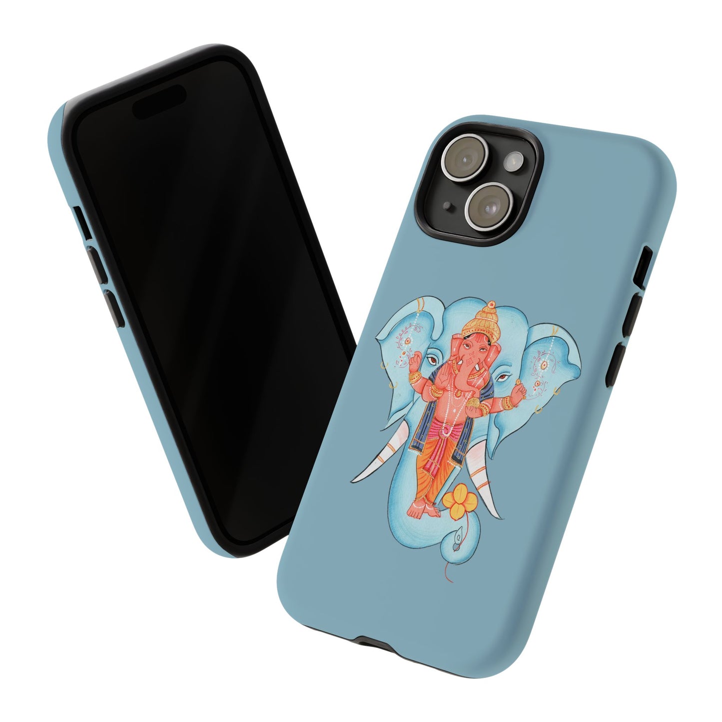 Tough Cases: Ganesh-Inspired Phone Case, Bohemian Phone Cover, Hindu Art Accessory, Festival Gift, Protective Phone Shell