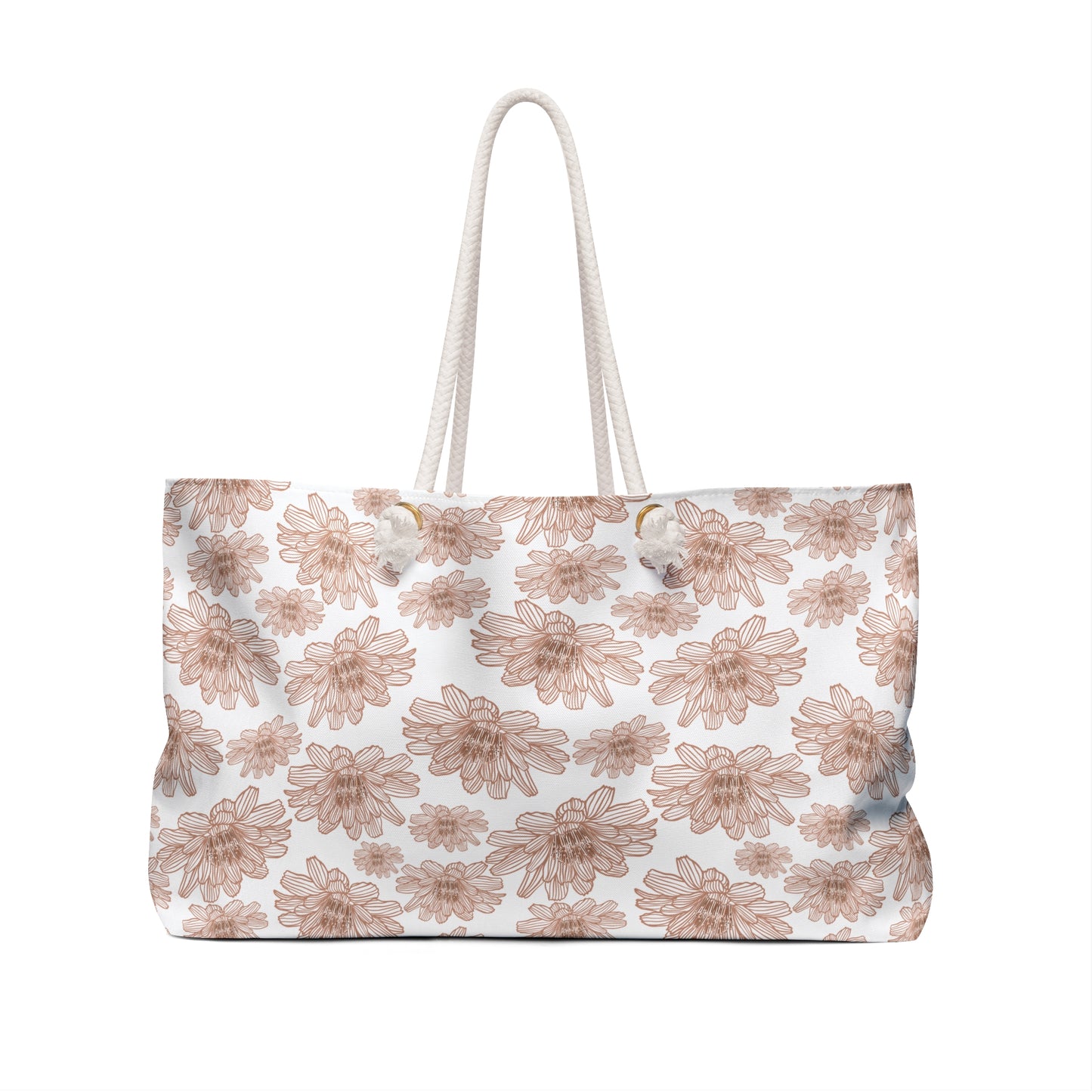 Floral Weekender Bag - Travel Tote, Overnight Bag, Beach Bag, Weekend Getaway, Stylish Gym Bag