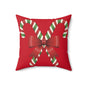 Festive Candy Cane Pillow, Cozy Holiday Decor, Christmas Decoration, Winter Home Accent, Gift for Decor Lovers, Seasonal Pillow