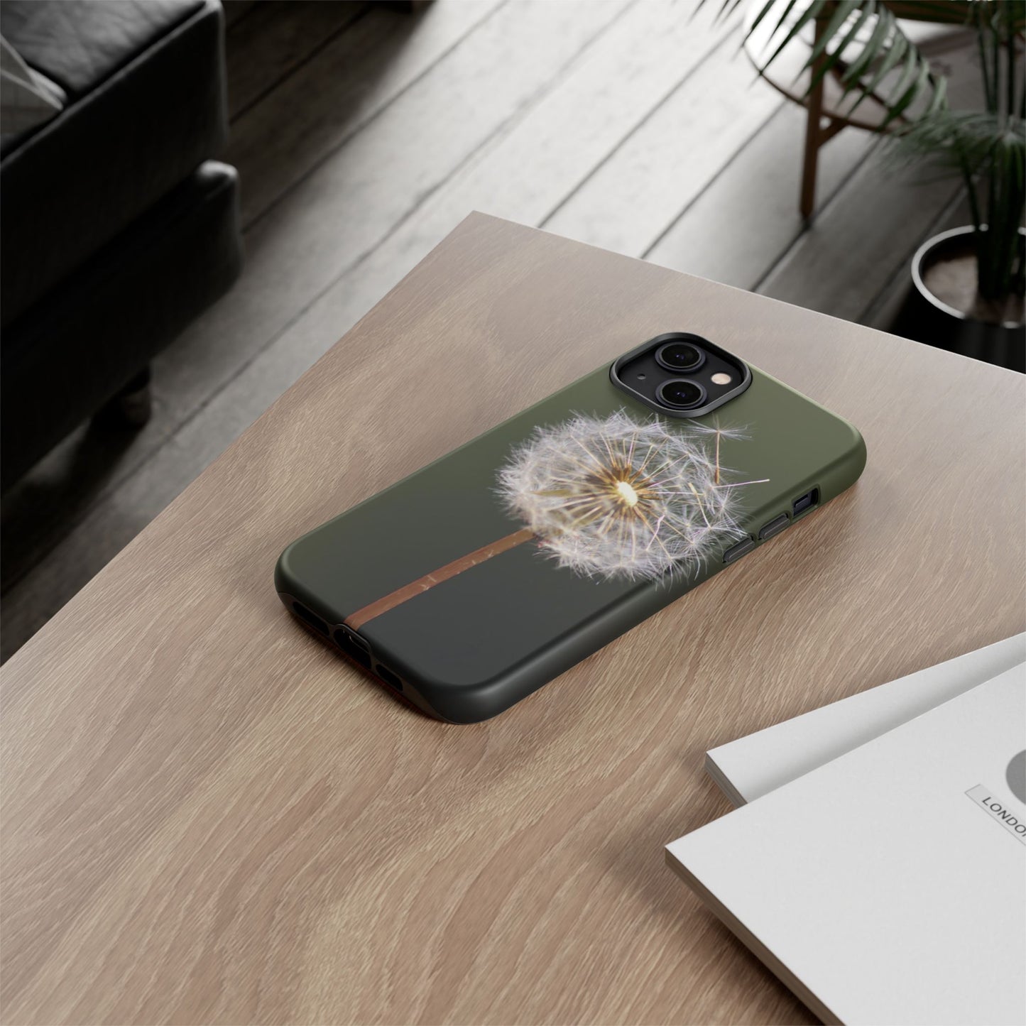 Dandelion Photo Tough Case — Protective Floral Phone Cover