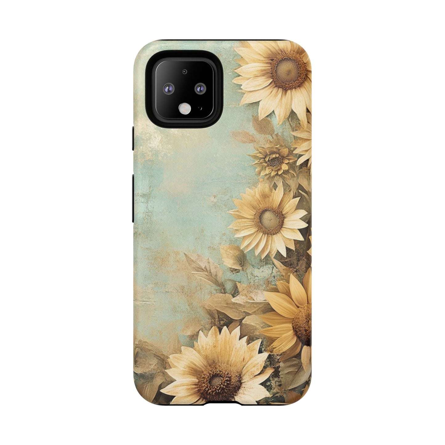 Sunflower Phone Case, Tough Shell Floral Cover, Nature Inspired Gift, Durable Protective Case, Perfect for Spring and Summer