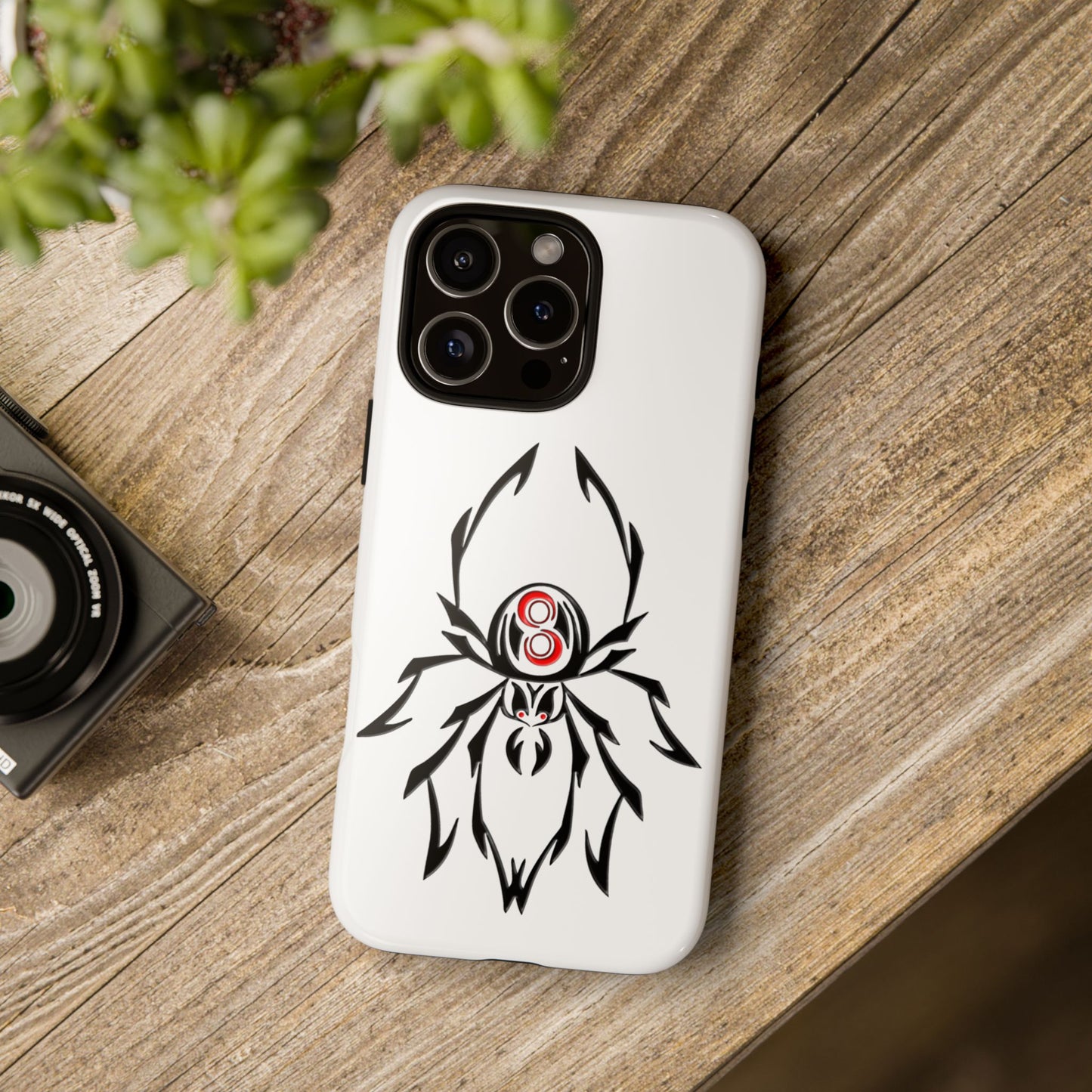 Spider Phone Case, Tough Cases, Stylish Accessory, Gift for Teens, Unique Design, Halloween Decor