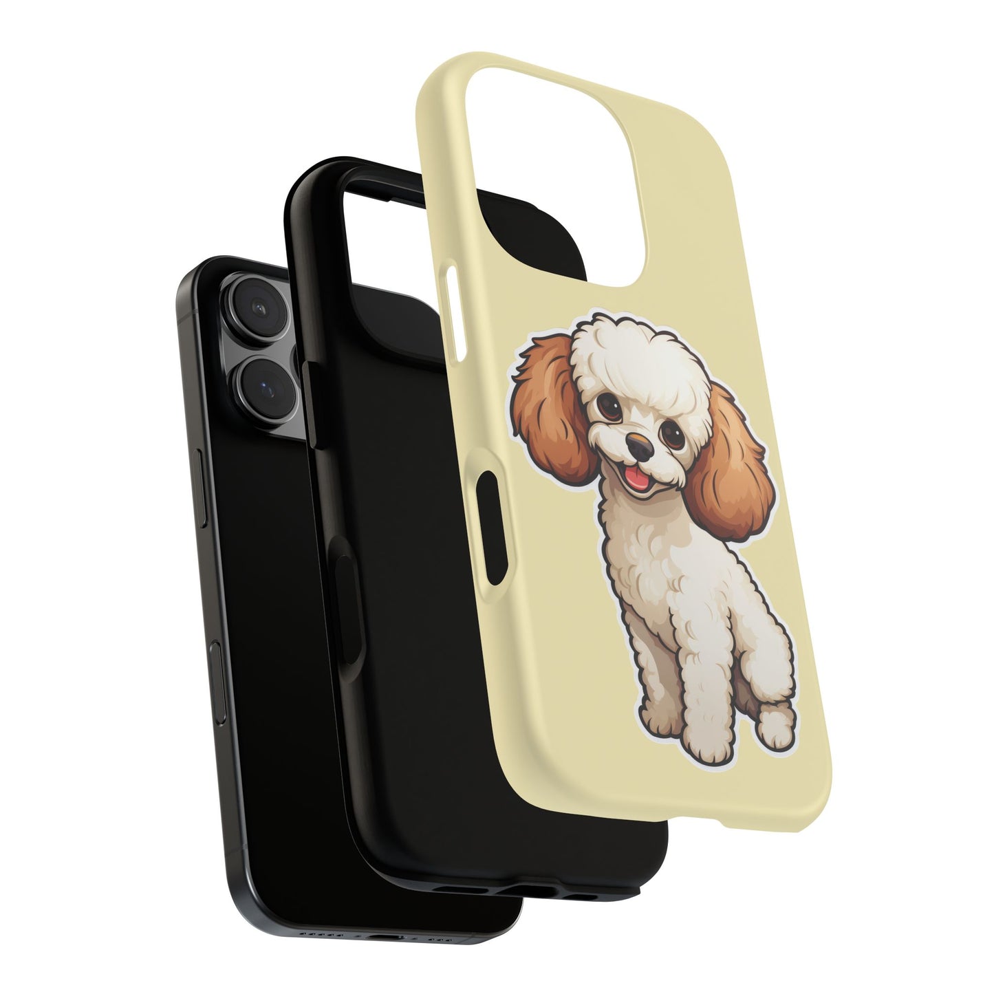 Cute Dog Phone Case, Pet Lover Gift, Custom Phone Cover, Cartoon Dog Case, Durable Phone Accessory