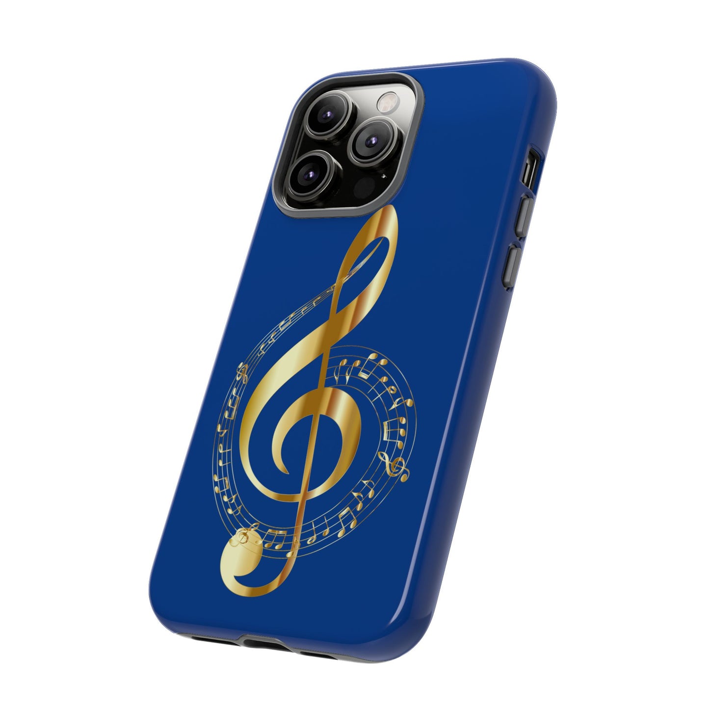 Tough Cases Blue and Gold Musical Note