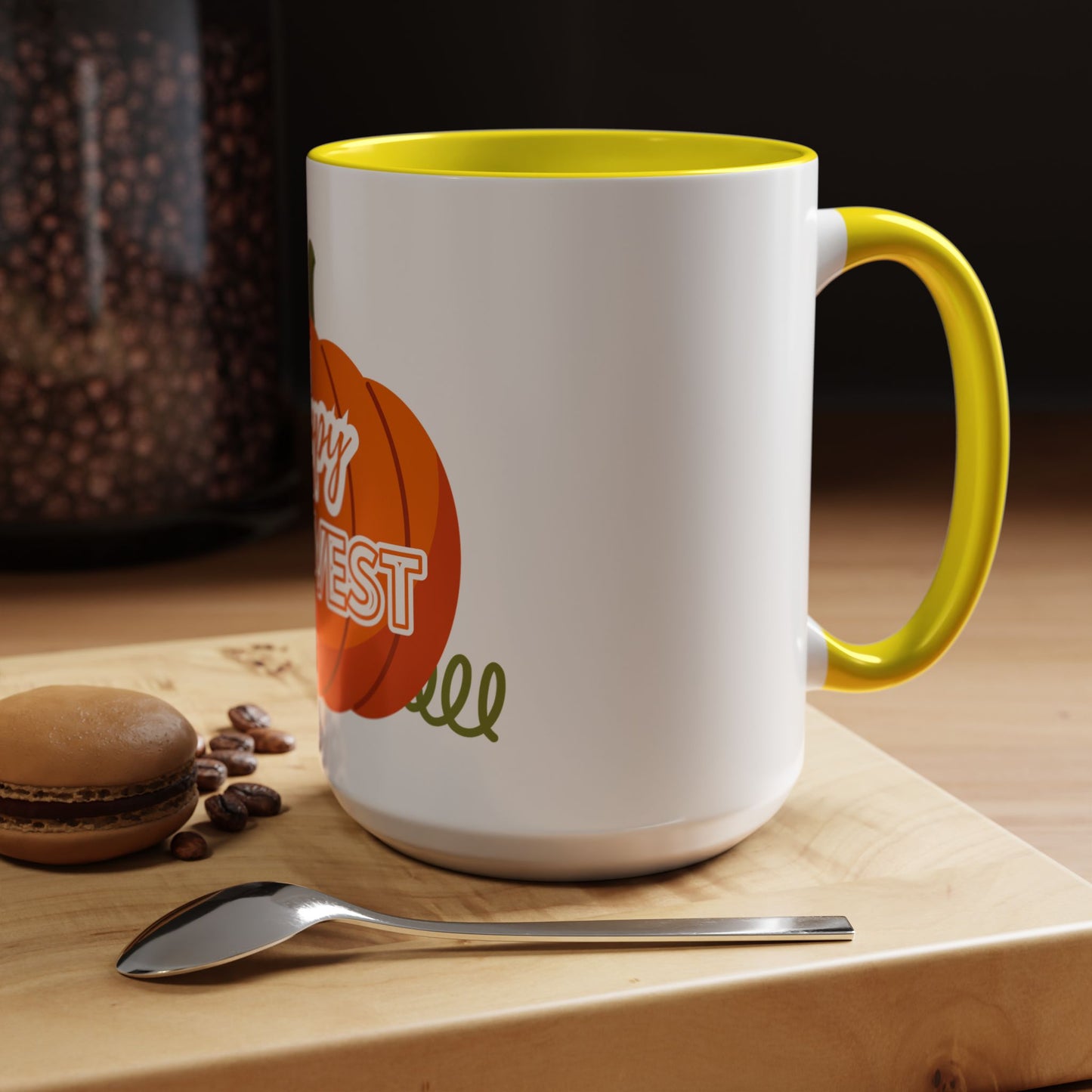 Happy Harvest Pumpkin Coffee Mug, Fall Mug, Seasonal Decor, Gift for Coffee Lovers, Autumn Vibes, Halloween Decoration