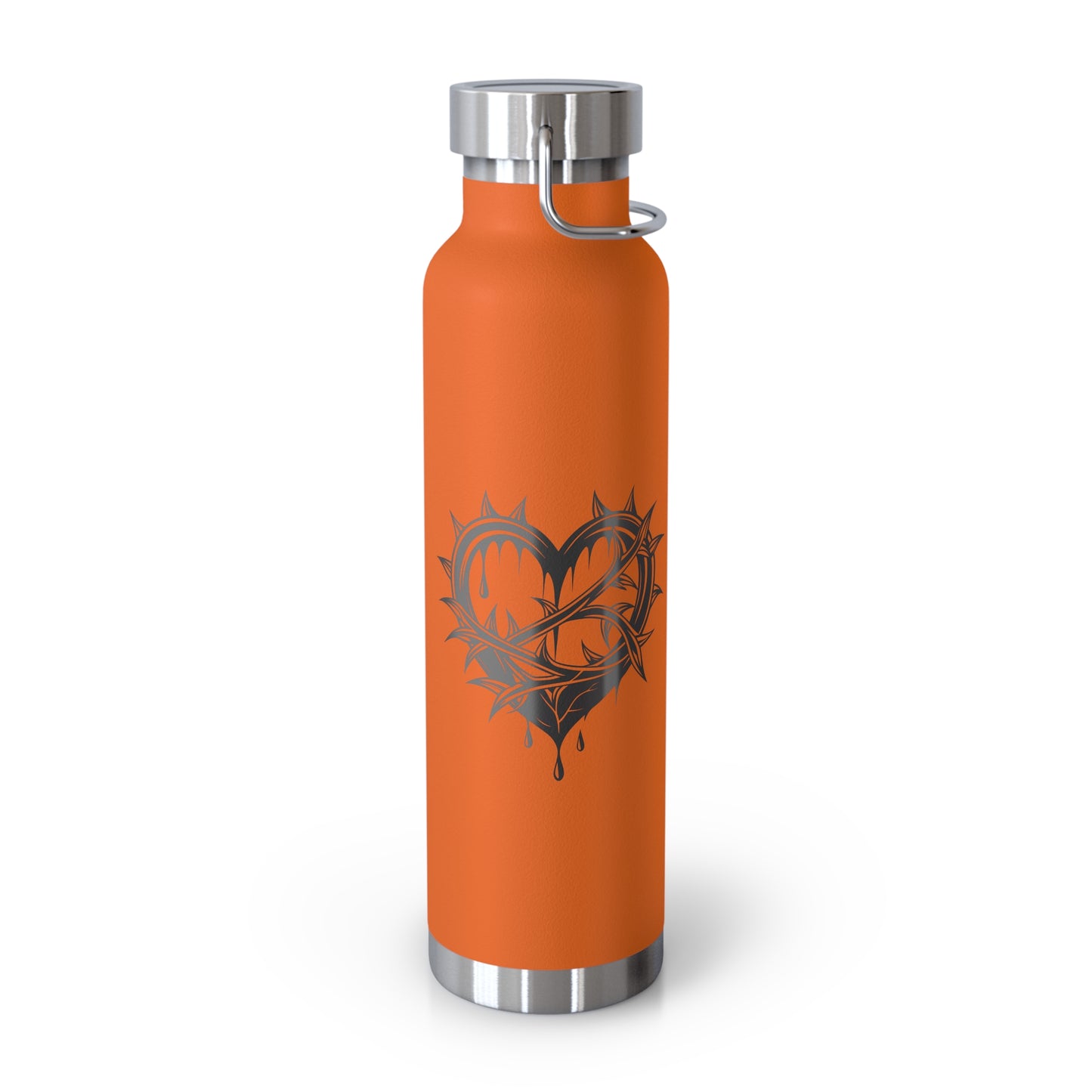 Stylish Insulated Water Bottle, Travel Flask, Gift for Him/Her, Fitness Bottle, Eco-Friendly Drinkware, 22oz Copper Design