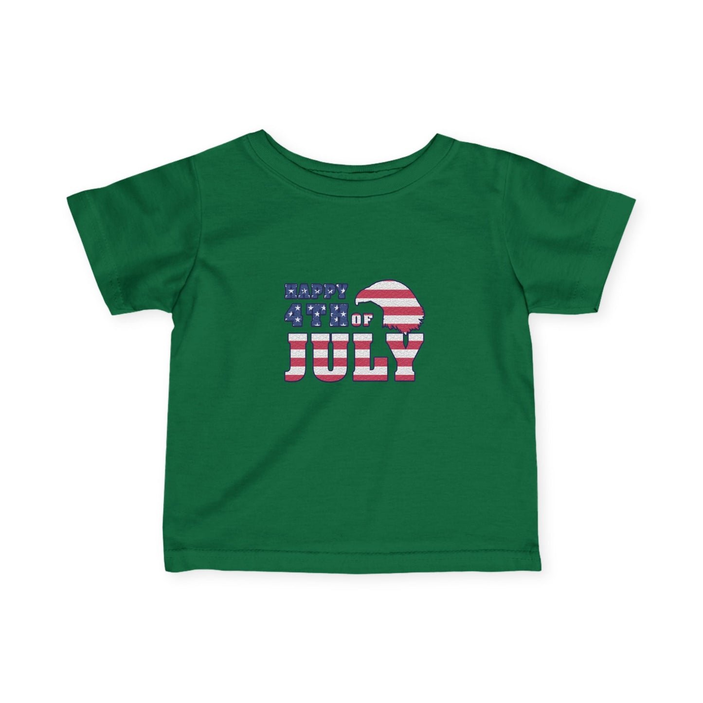 Patriotic Infant Tee - Celebrate 4th of July, Baby Independence Day Shirt, USA Toddler Tee, Children's Holiday Apparel, Red White Blue Tee