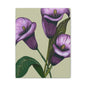 Copy of Matte Canvas, Stretched, 1.25" Purple Flowers
