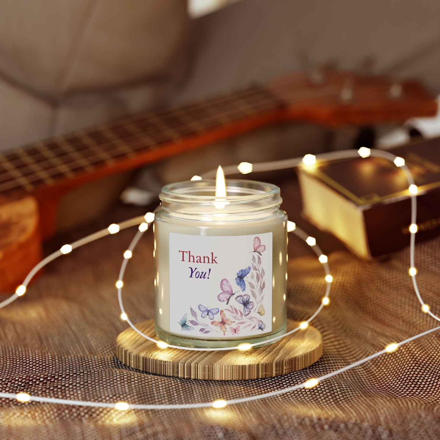 Thank You Scented Candle — Coconut Apricot Wax (4oz & 9oz)