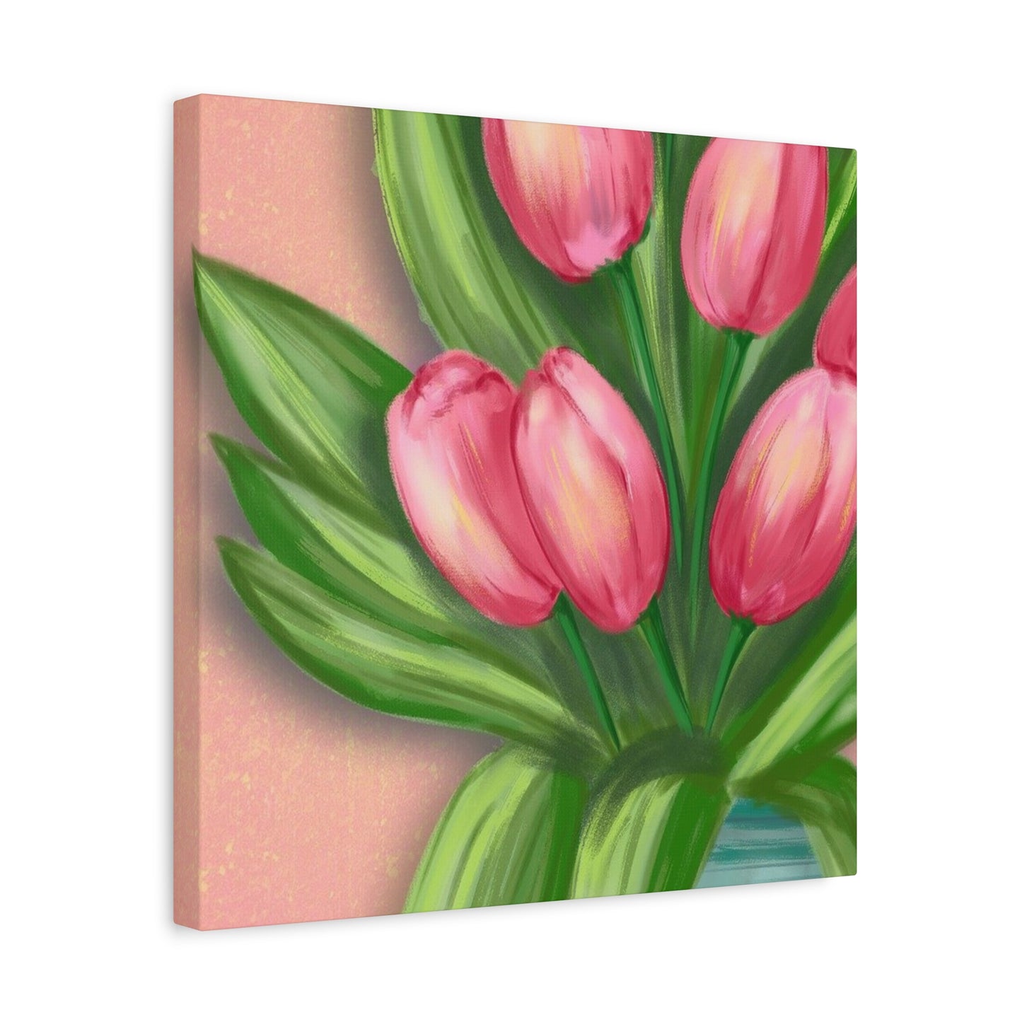 Matte Canvas, Stretched, 1.25" Tulips