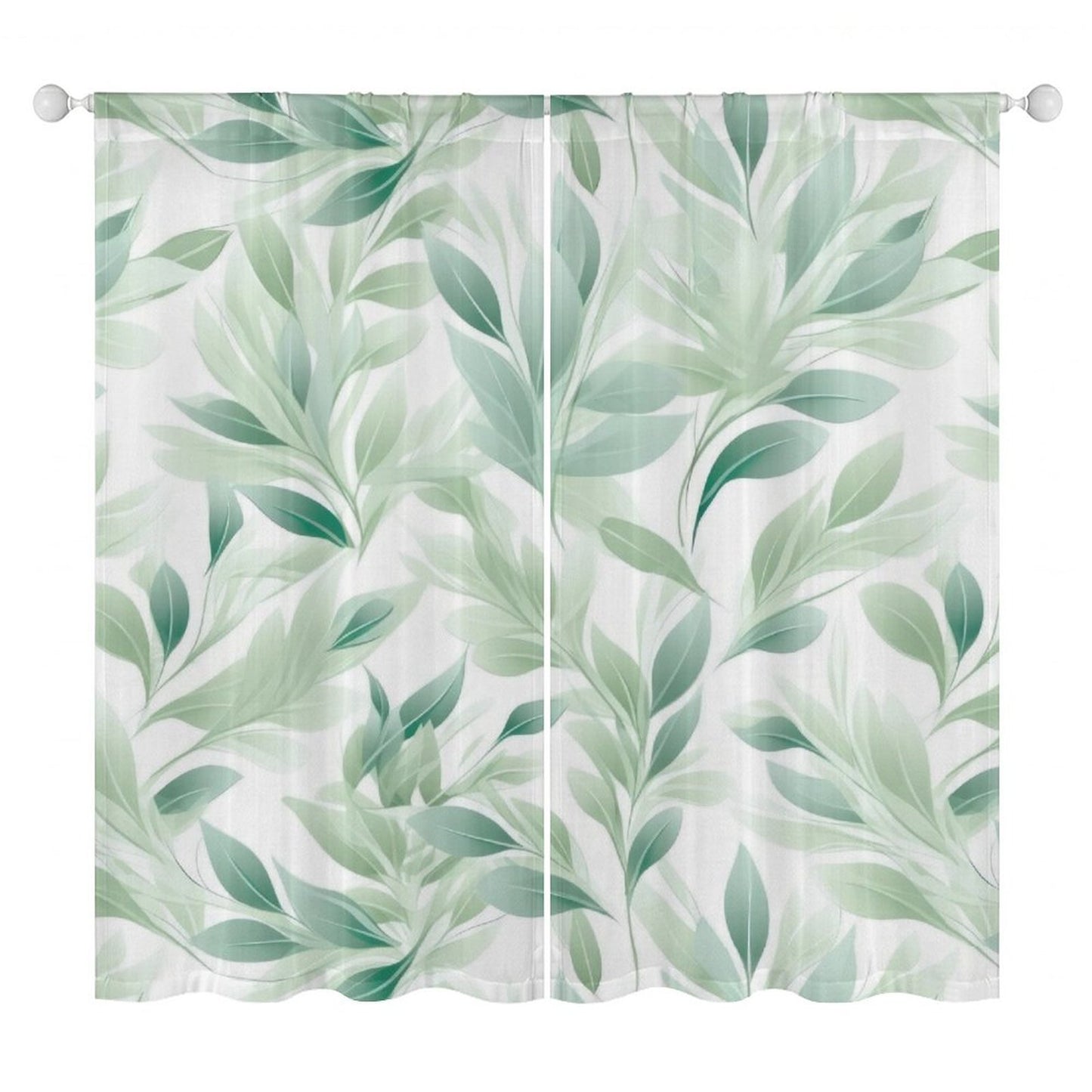 Sheer Curtain Botantical