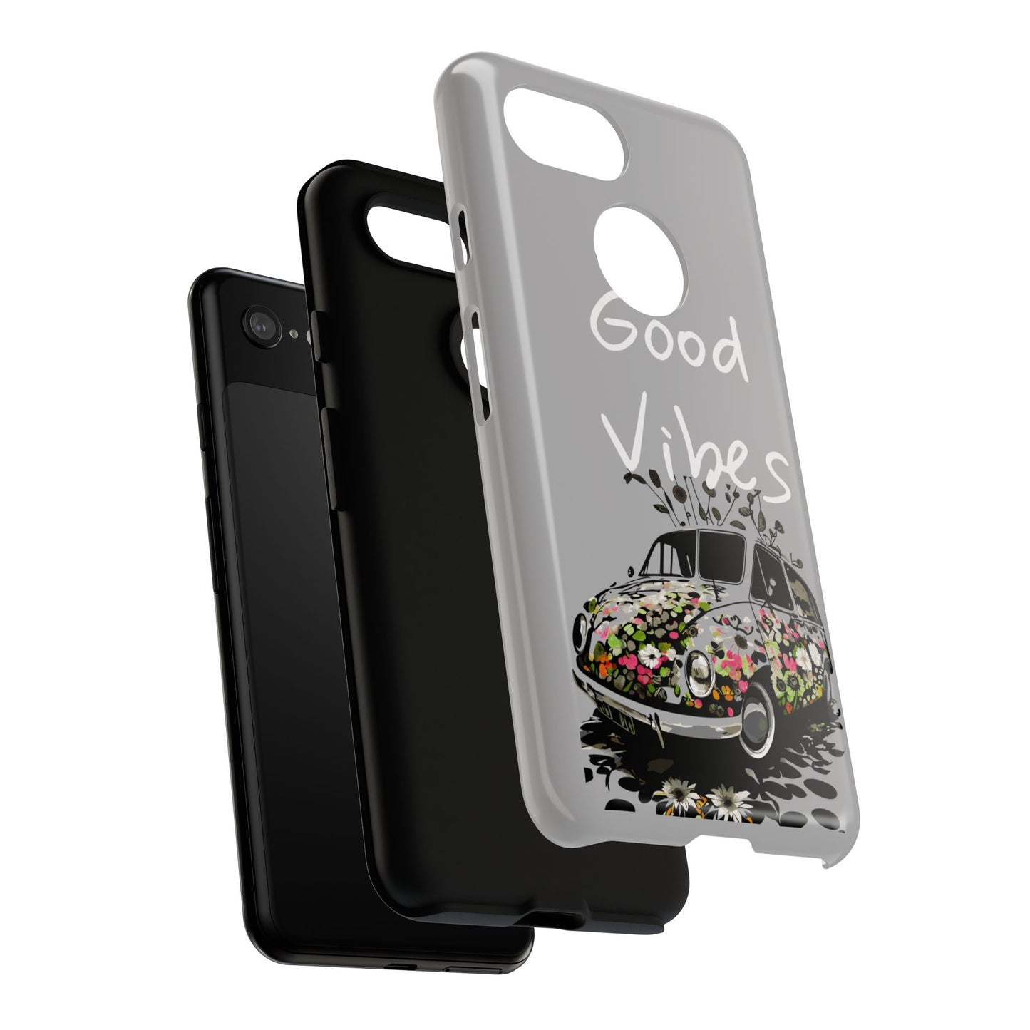 Floral Phone Case | Good Vibes, Phone Accessories, Gift for Her, Trendy Tech, Summer Vibes, Birthday Gift