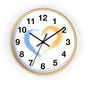 Heart-Shaped Wall Clock, Love Decor, Gift for Couples, Wedding & Anniversary, Home and Office Wall Art, Romantic Timepiece