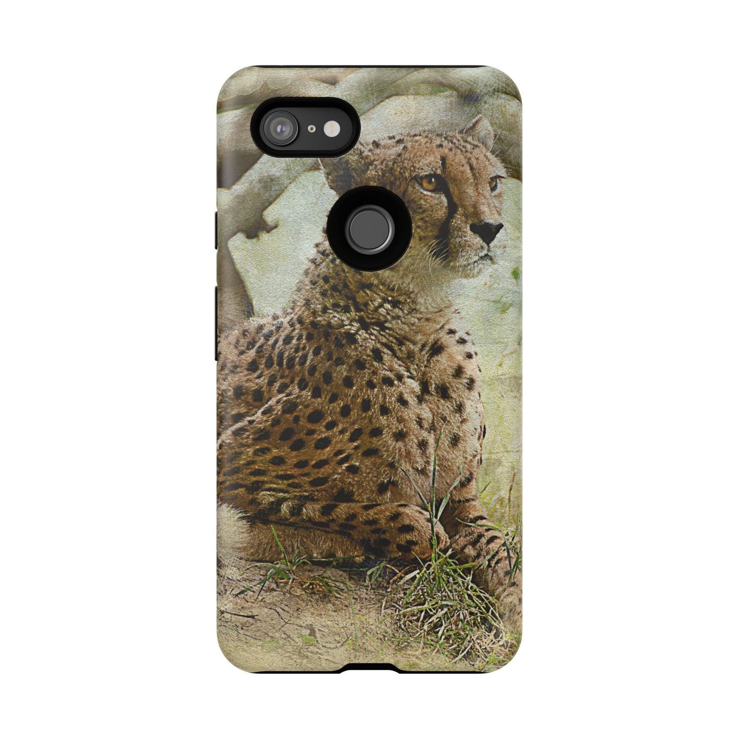 Cheetah Phone Case, Tough Cases, Animal Lover Gift, Wildlife Protection, Eco-Friendly Mobile Cover, Unique Phone Accessory