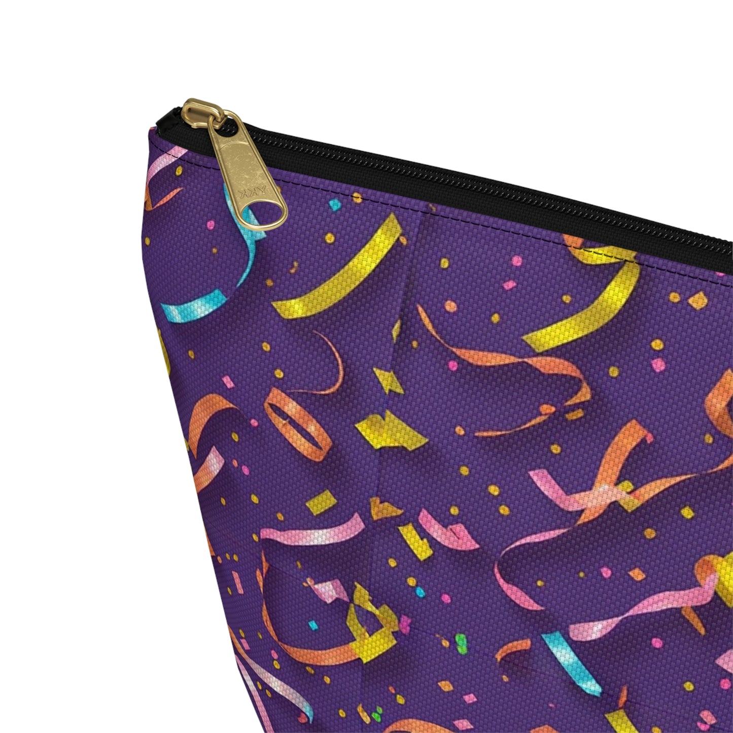 Celebrate in Style: Colorful Confetti Accessory Pouch, Party Gift, Makeup Bag, Organizing Pouch, Fun Travel Case, Multipurpose Zipper Pouch
