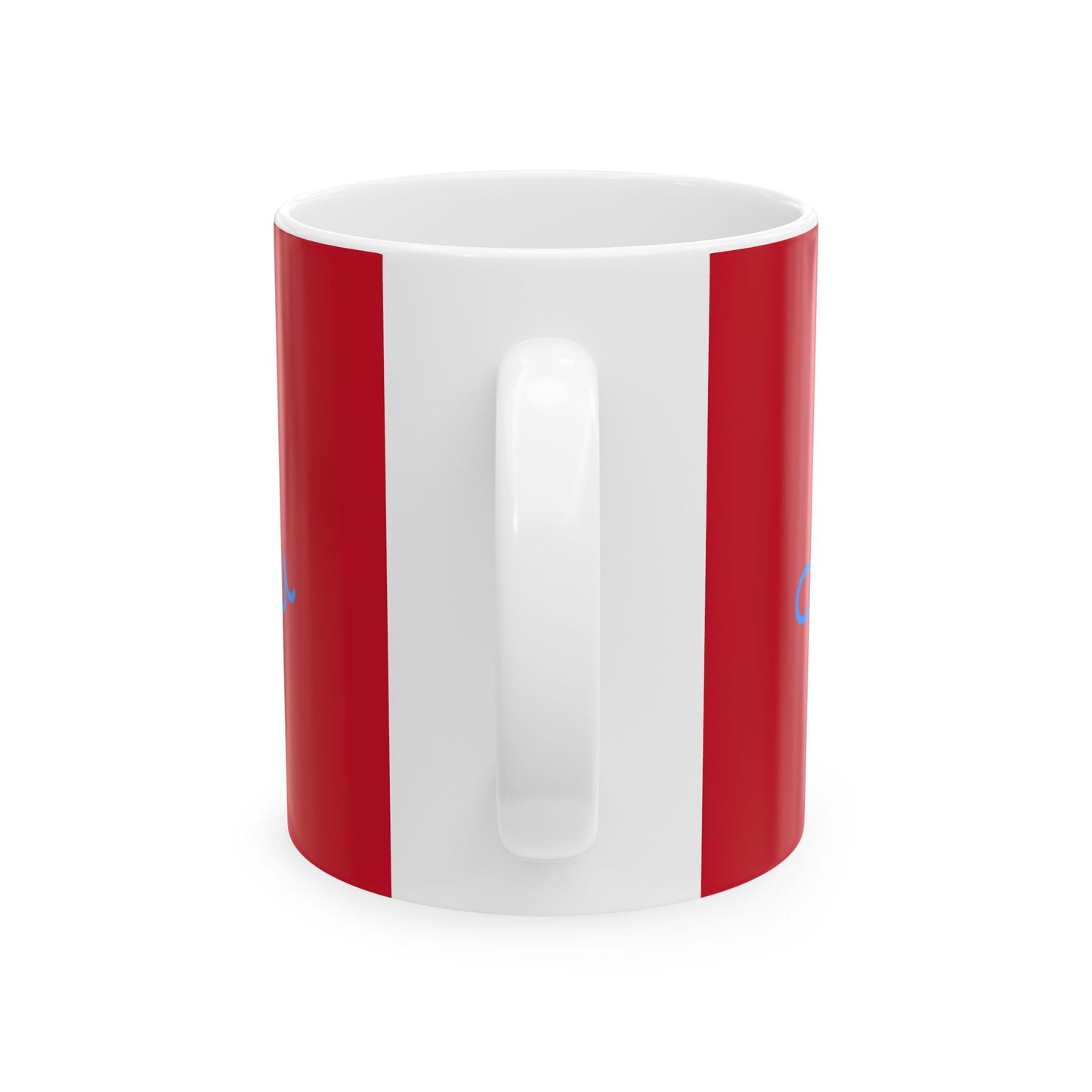 Festive Ceramic Mug - Holiday Gift, Coffee Cup, Let it Snow Design, Christmas Decor, Winter Celebration