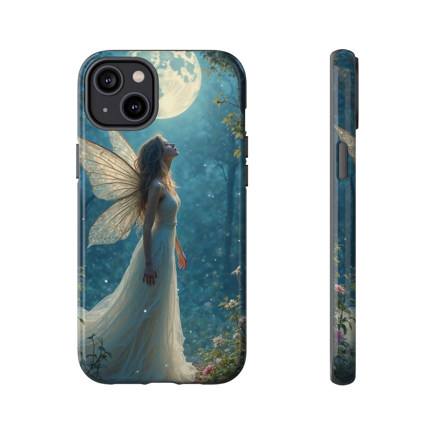 Fairy Moon Phone Case | Tough Cases for Nature Lovers, Fantasy Gift, Boho Phone Accessory, Ethereal Aesthetic, Magical Design
