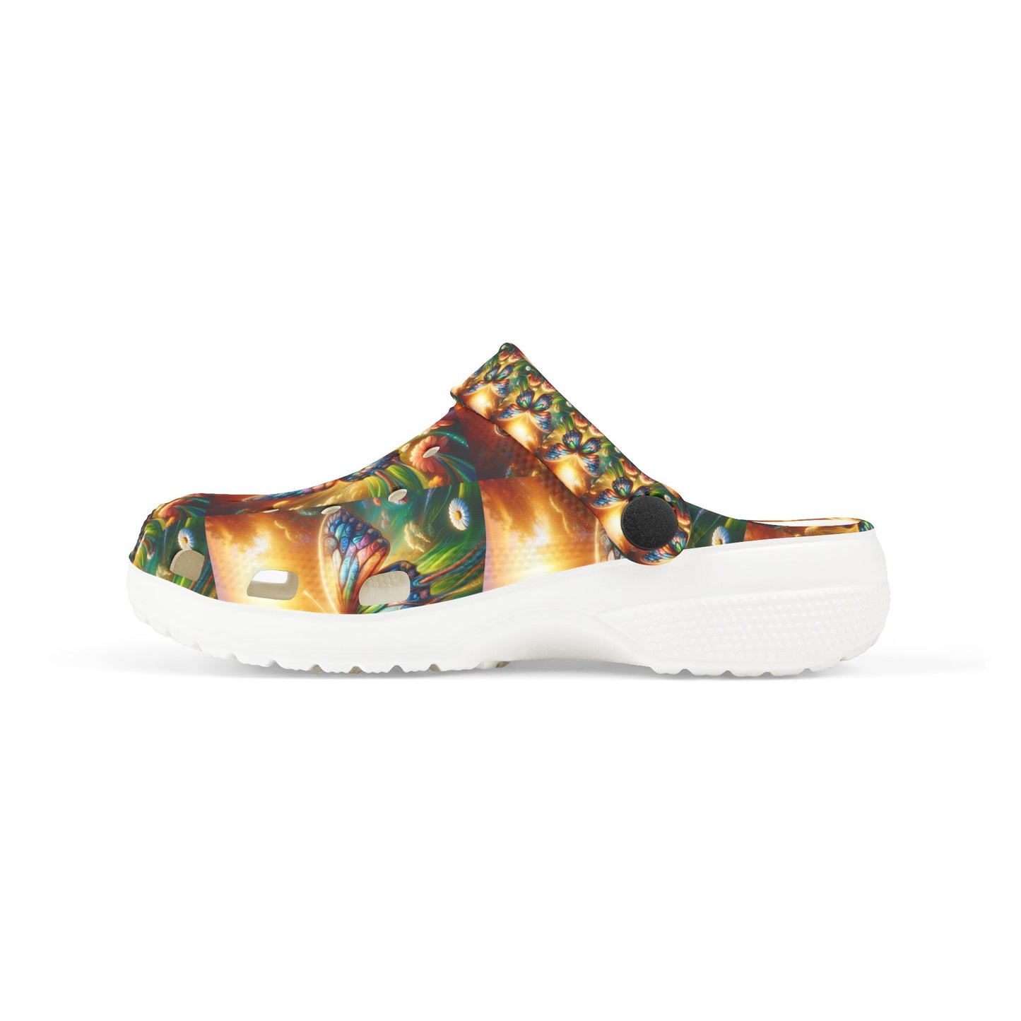 Colorful Butterfly Clogs for Kids - Fun Summer Footwear, Garden Play Shoes, Gift for Children, Holiday Essentials, Everyday Comfort