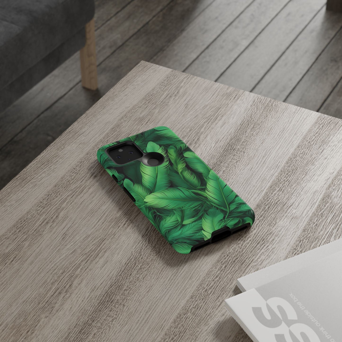 Tough Cases - Tropical Leaf Phone Case, Nature-inspired, Phone Accessory, Gift for Her, Jungle Theme, Eco-Friendly