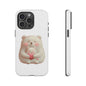 Cute Bear Phone Case, Tough Cases, Animal Lover Gift, Kids Accessories, Mother’s Day, Heartwarming Design
