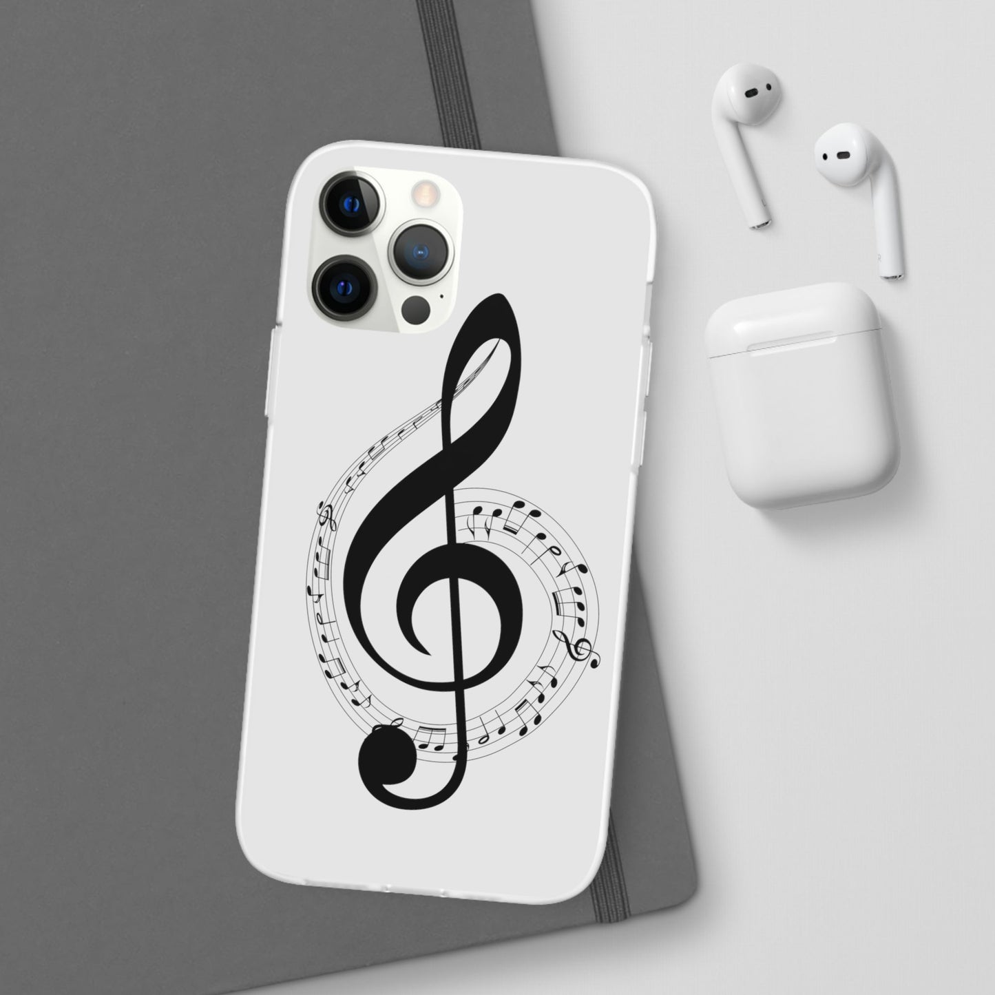 Phone Case — Musical Treble Clef Design