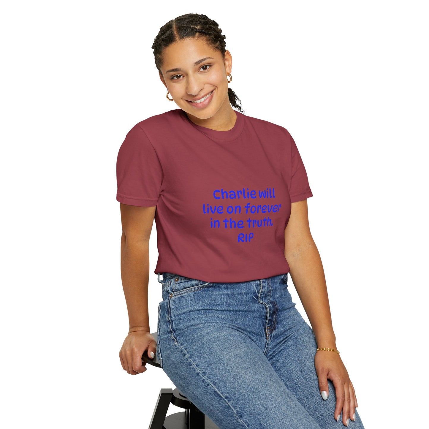 Inspirational Quote T-Shirt, Unisex Cotton Tee, Charlie Forever Shirt, Motivational Apparel, Gift for Friends, Casual Wear, Thoughtful [...]