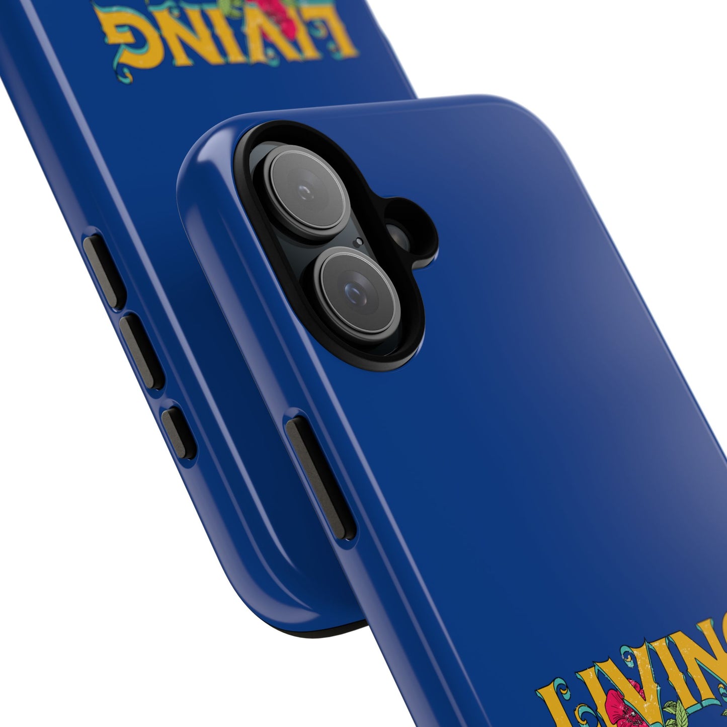Living the Dream Phone Case, Floral Phone Cover, Tough Phone Case, Inspirational Gift, Boho Style Accessory, Dreamer Case