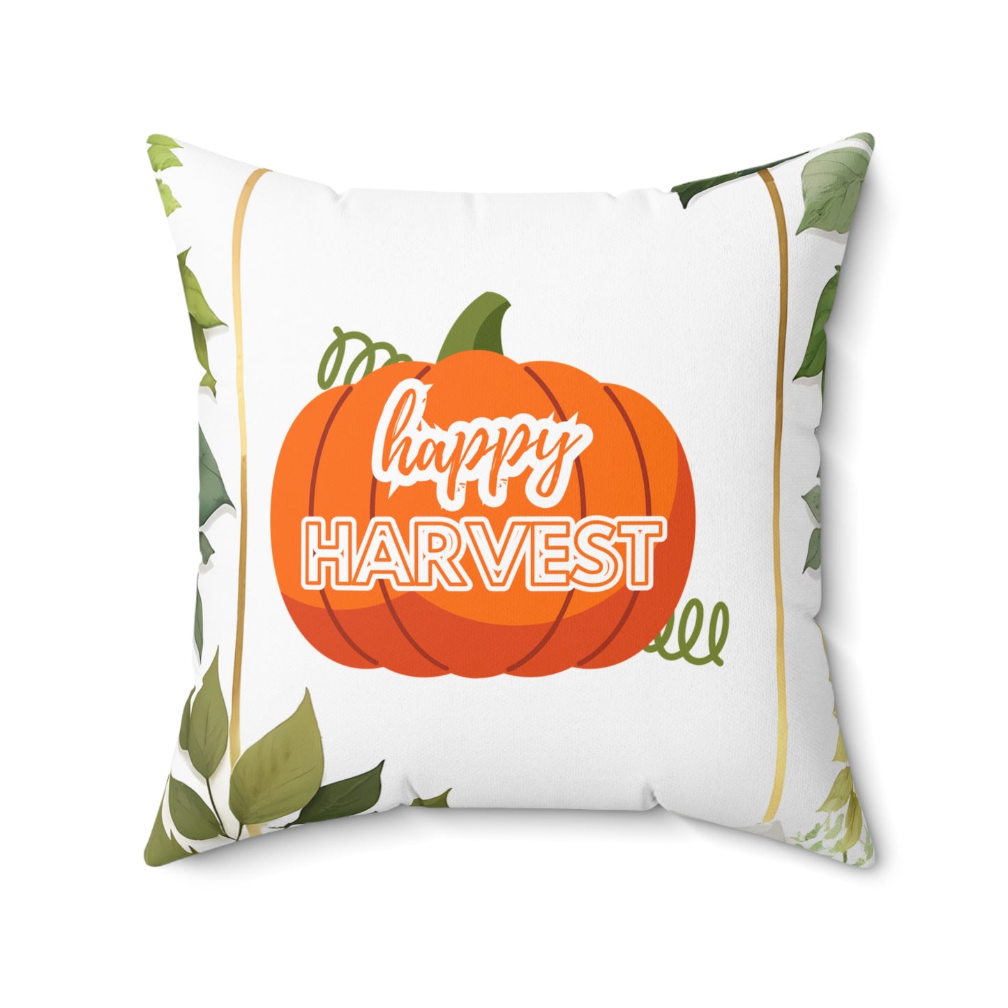 Botanical Elegance Square Pillow | Cozy Home Decor, Throw Pillow, Floral Accent, Gift for Her, Farmhouse Style