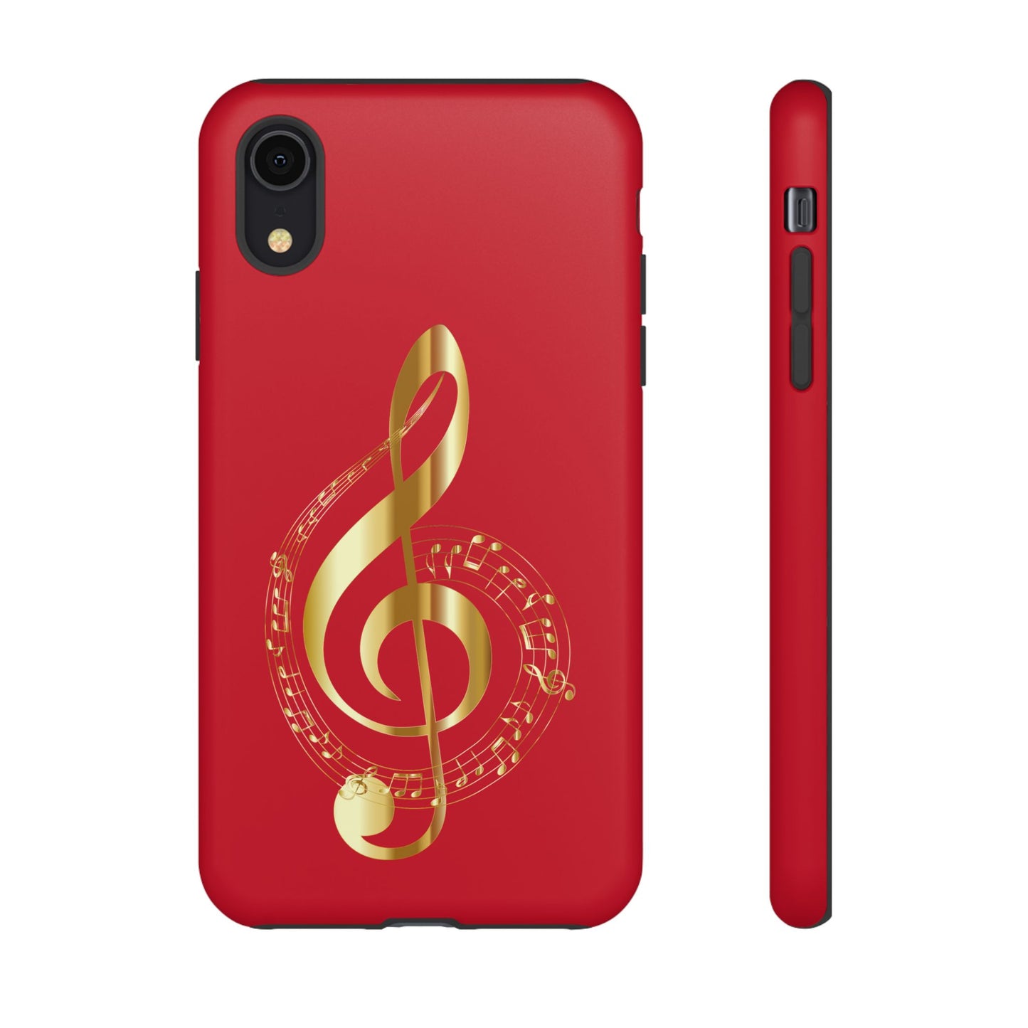 Tough Cases - Red Musical Note