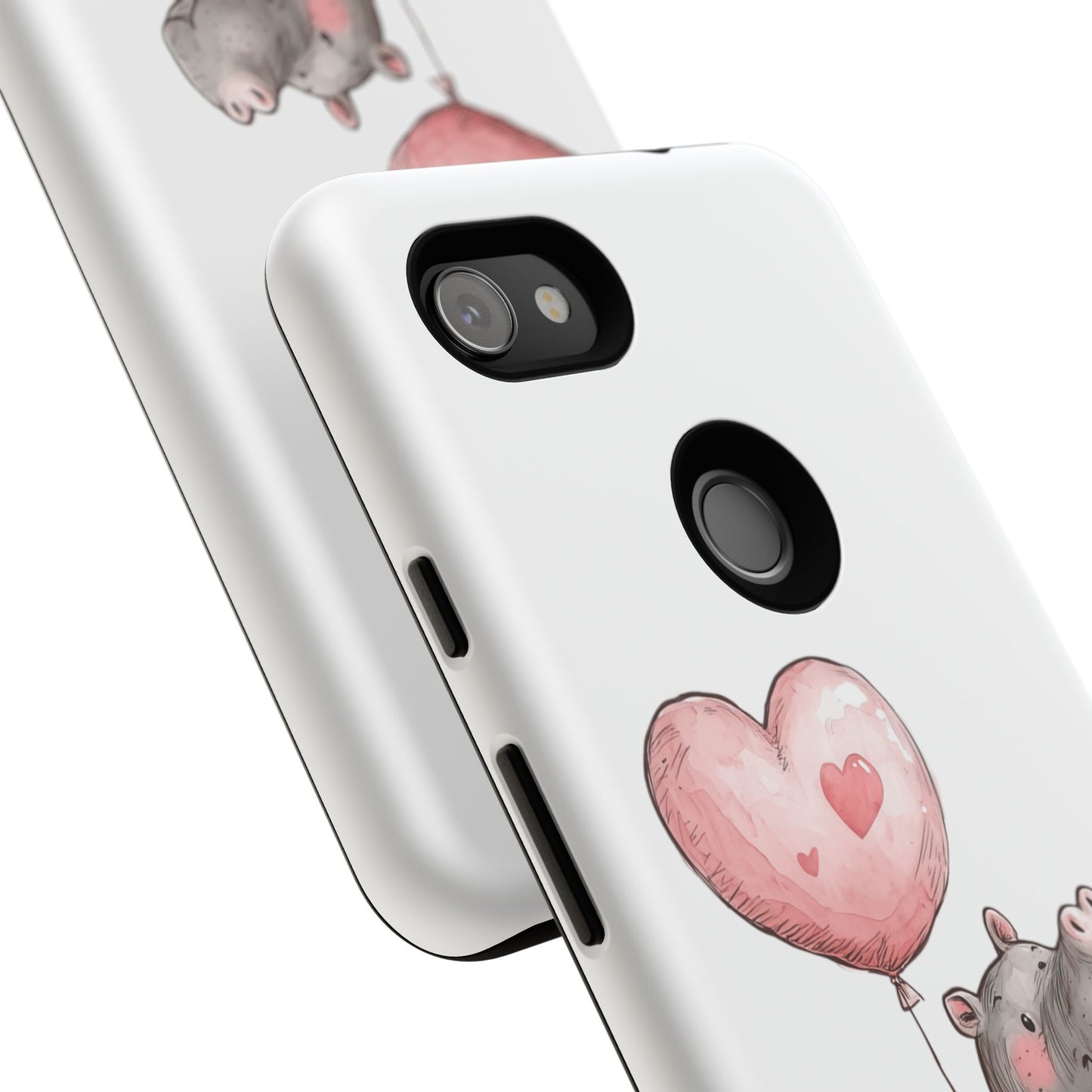 Cute Hippo Phone Case - Good Vibes Design, Animal Lover Gift, Fun Accessory, Birthday Present, Phone Accessories