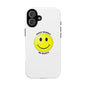 Happy Face Phone Case, Tough Cases, Don’t Worry, Be Happy, Cute Gift for Friends, Positive Vibes, Fun Mobile Accessories