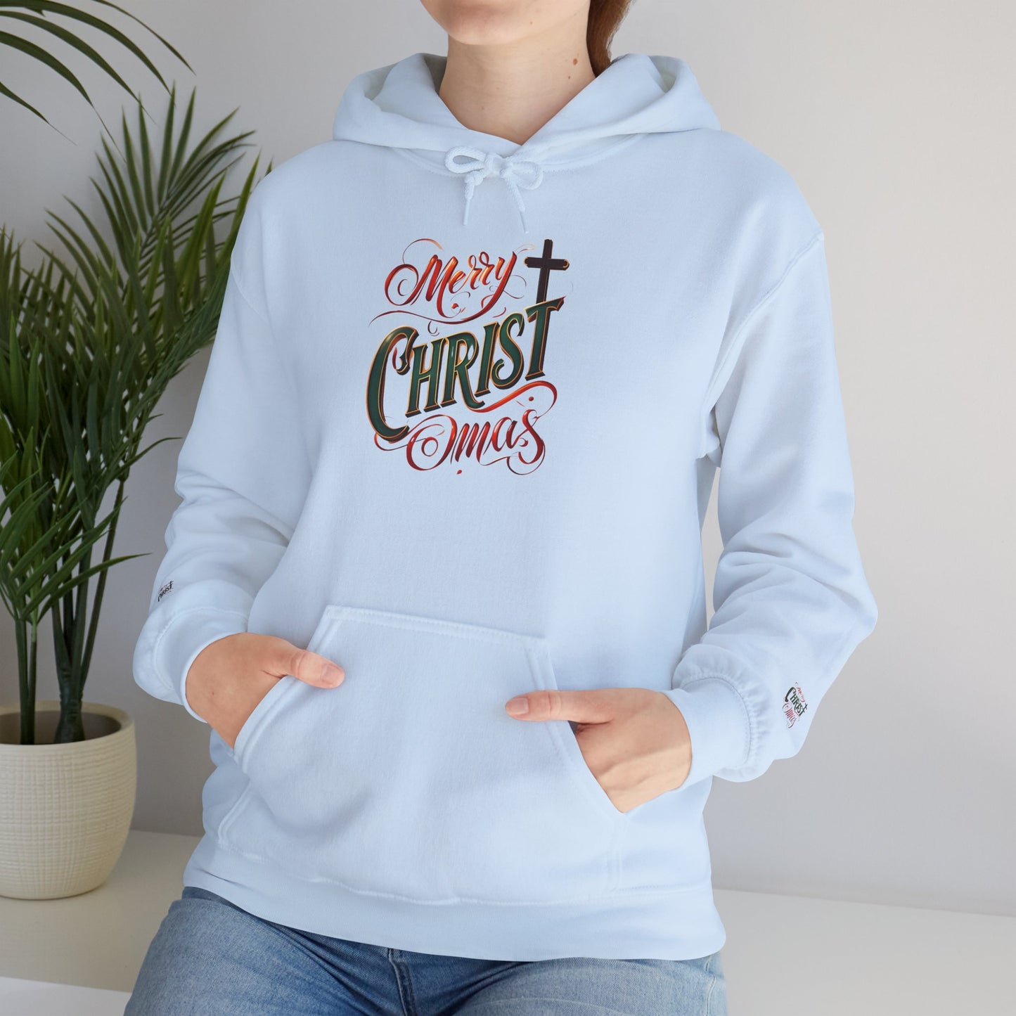 Merry Christmas Hoodie, Cozy Unisex Sweatshirt for Holiday Gatherings, Festive Gift Idea for Him/Her, Winter Apparel, Christmas Sweater