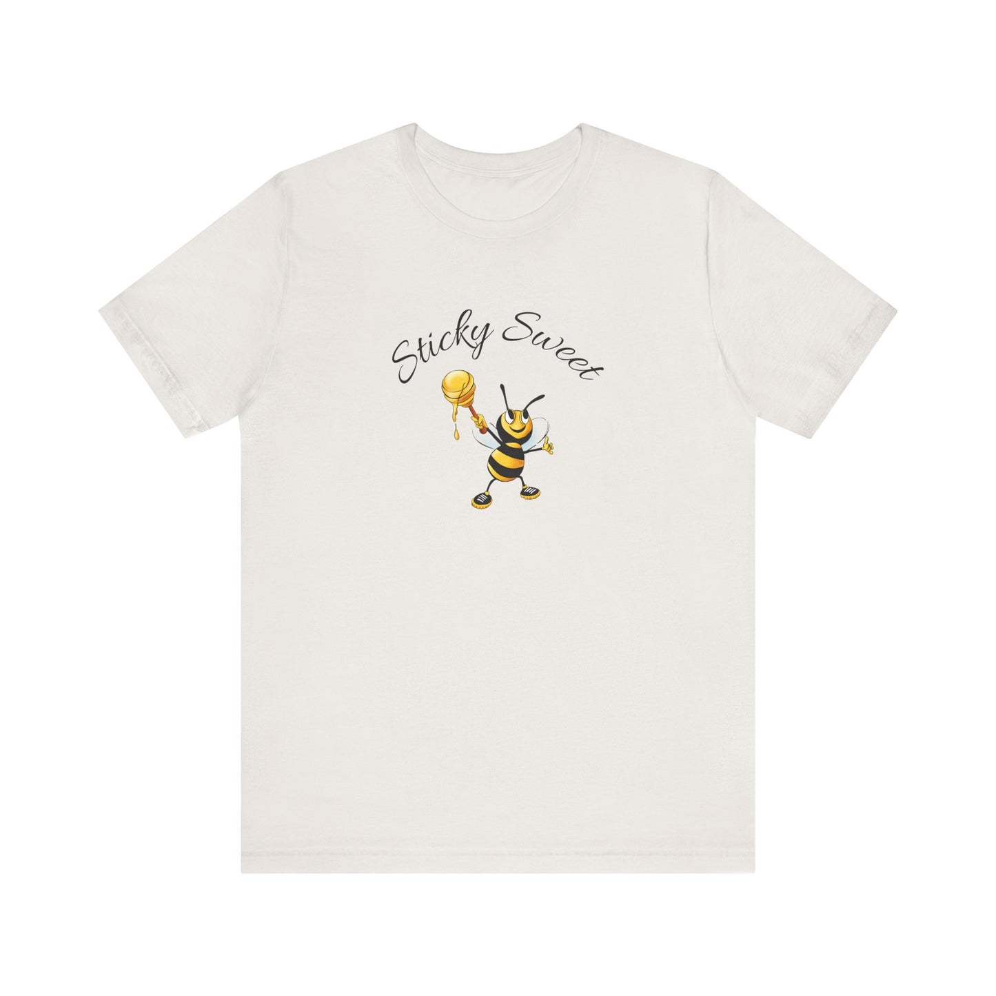 Sticky Sweet Bee Unisex Tee, Cute Bee T-Shirt, Honey Lover Gift