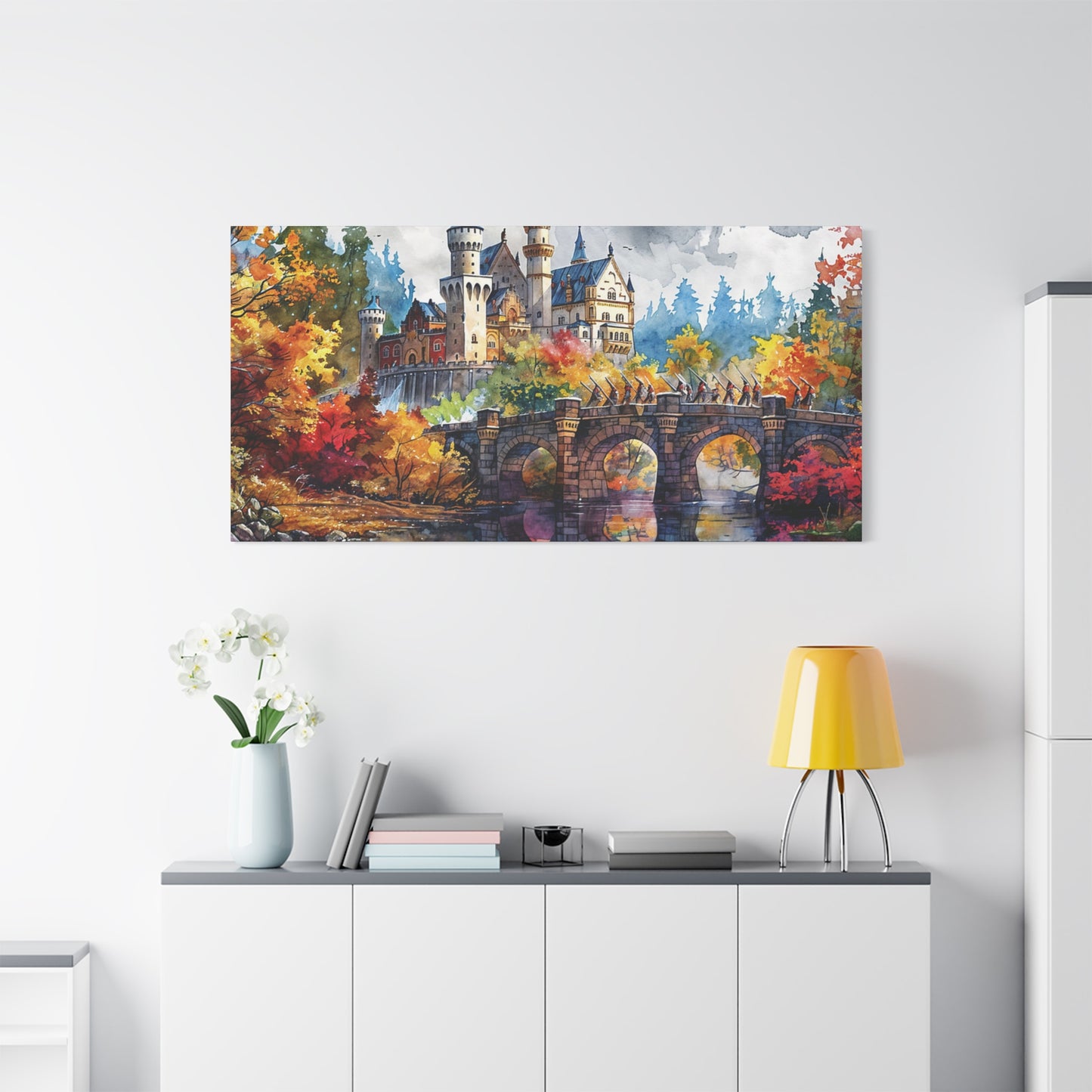 Matte Canvas, Stretched, 1.25" - Castle