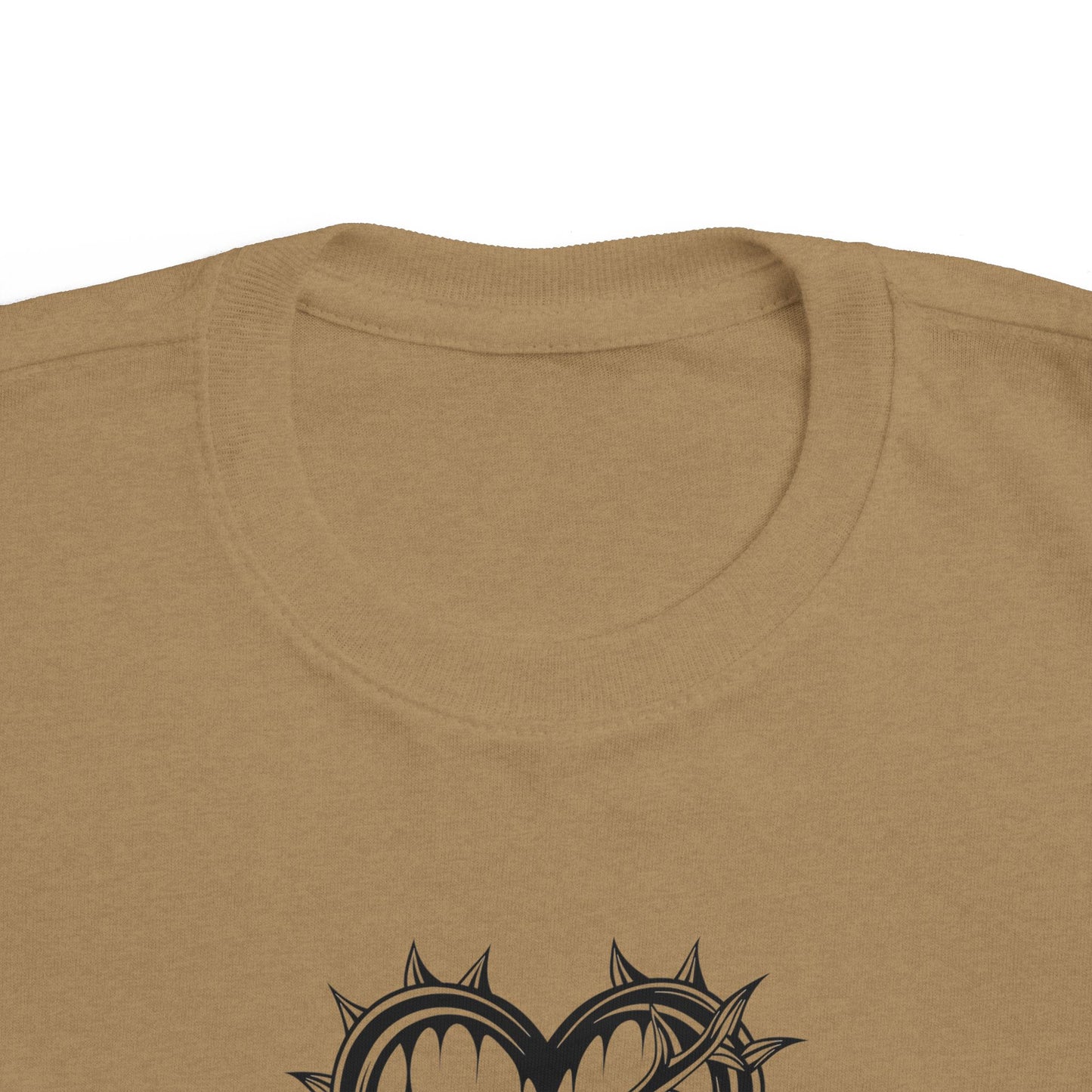 Toddler's Heart & Thorn Tee, Cute Kids T-Shirt, Children's Graphic Shirt, Gift for Toddlers, Cool Summer Outfit