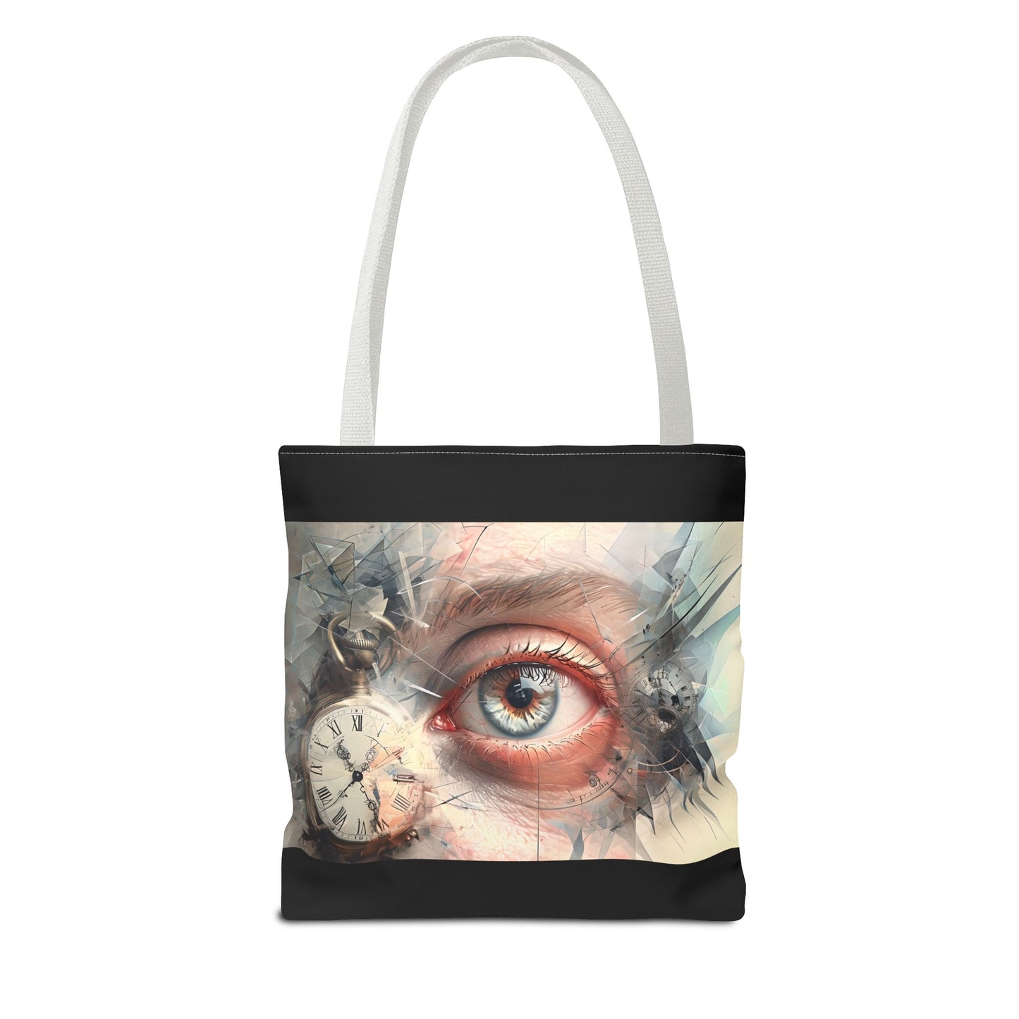 Unique Art Tote Bag - Eye of Time Design