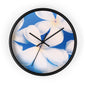 Serene Floral Wall Clock Perfect for Home Decor, Living Room