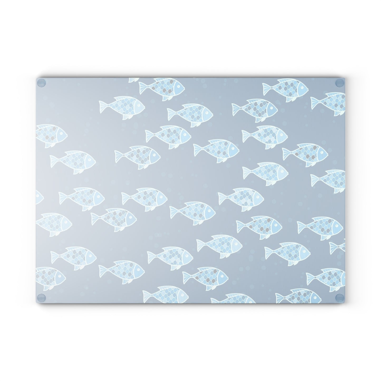 Underwater Fish Glass Cutting Board, Unique Kitchen Decor, Gifts for Chefs, Beach House Accessory, Summer Party Essentials