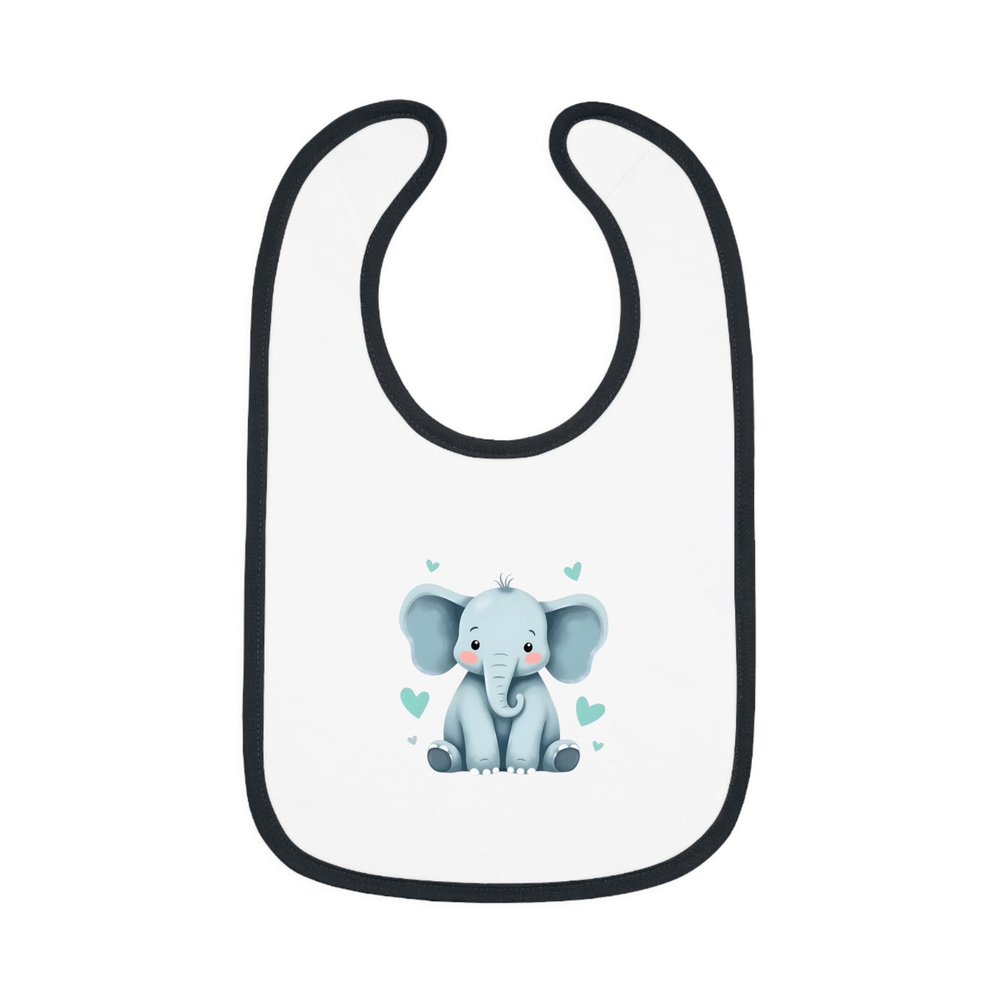 Cute Elephant Baby Bib - Adorable Infant Feeding Accessory, Perfect Baby Shower Gift, Toddler Bib, Newborn Essential, Eco-Friendly Babywear