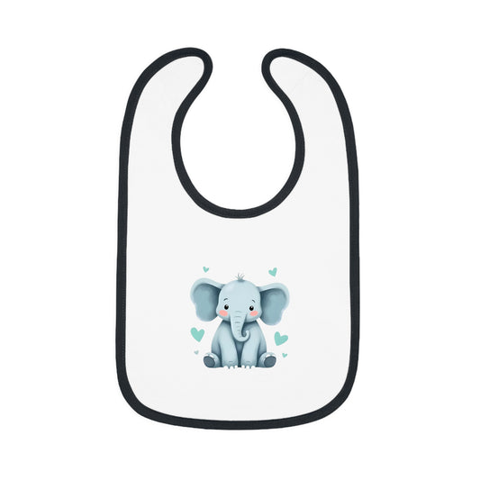 Cute Elephant Baby Bib - Adorable Infant Feeding Accessory, Perfect Baby Shower Gift, Toddler Bib, Newborn Essential, Eco-Friendly Babywear