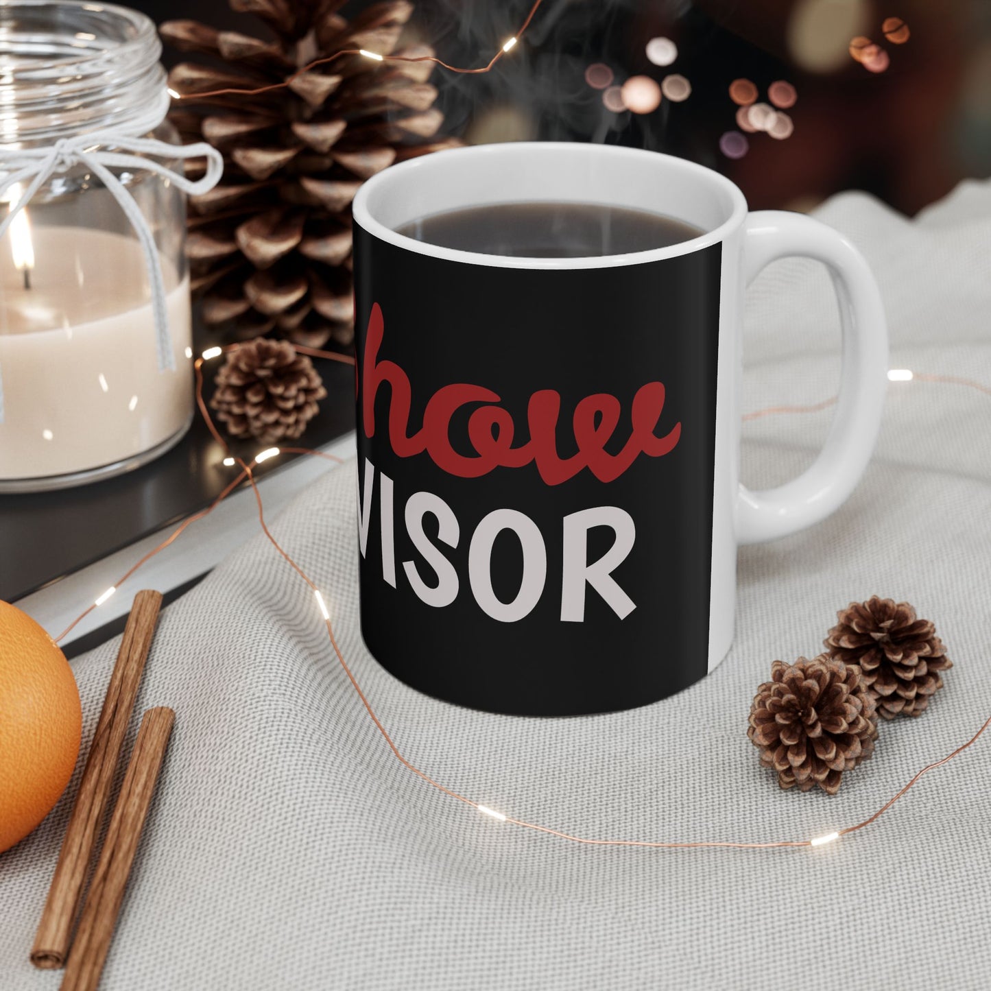 Fun Supervisor Ceramic Mug - Gift for Managers, Office Humor, Coffee Lover, Funny Quote, Work Appreciation