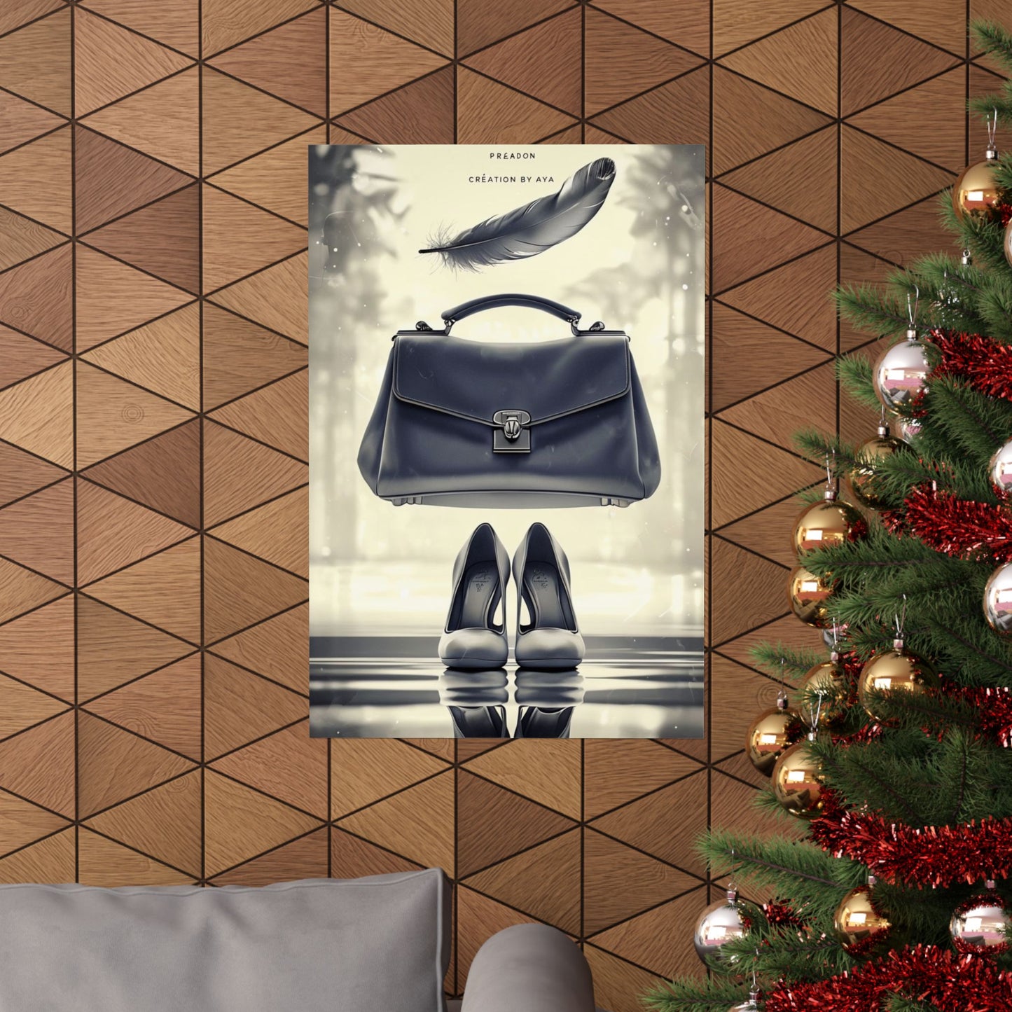 Fashion Poster, Stylish Wall Art for Glam , Modern Home Decor