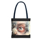 Unique Art Tote Bag - Eye of Time Design