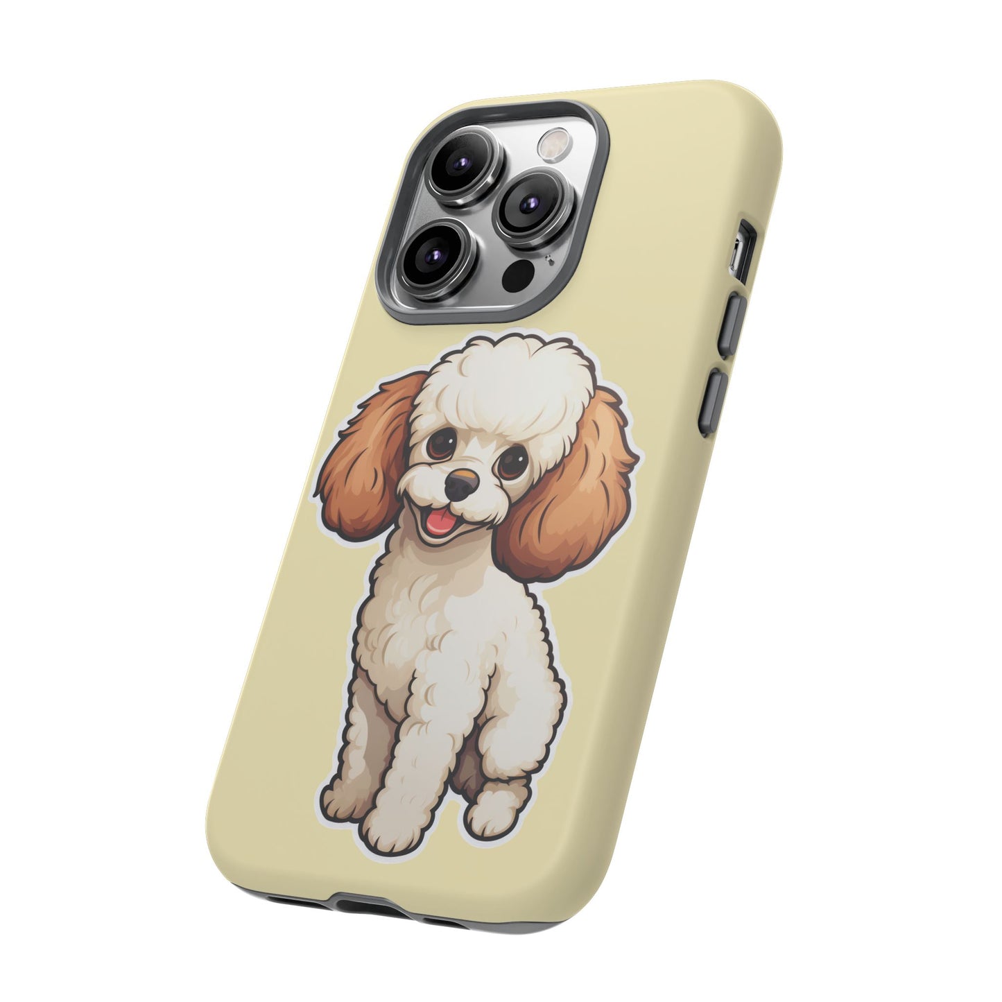 Cute Dog Phone Case, Pet Lover Gift, Custom Phone Cover, Cartoon Dog Case, Durable Phone Accessory