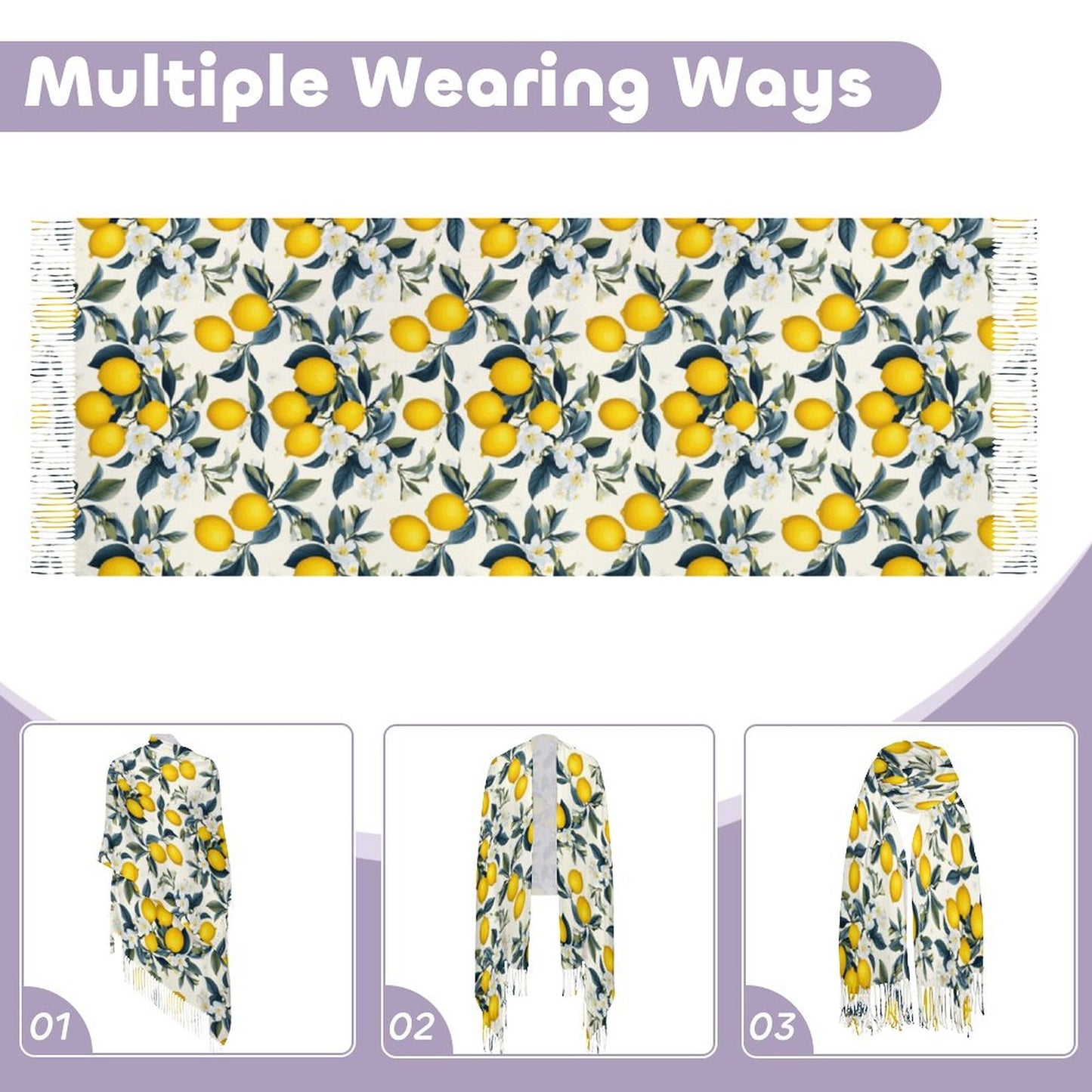 Cashmere-like Tassel Scarf