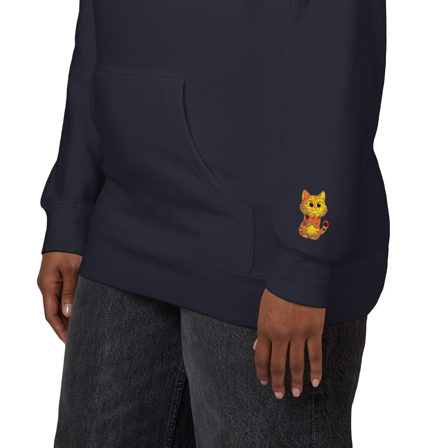 Cozy Fleece Hoodie with Cute Animal Design, Unisex Sweatshirt for Casual Outings, Gifts for Animal Lovers, Perfect for Fall and Winter