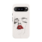 Stylish Phone Case with Artistic Lip Design, Femme Tech Accessory, Trendy Device Cover, Gift for Her, Unique Phone Accessories