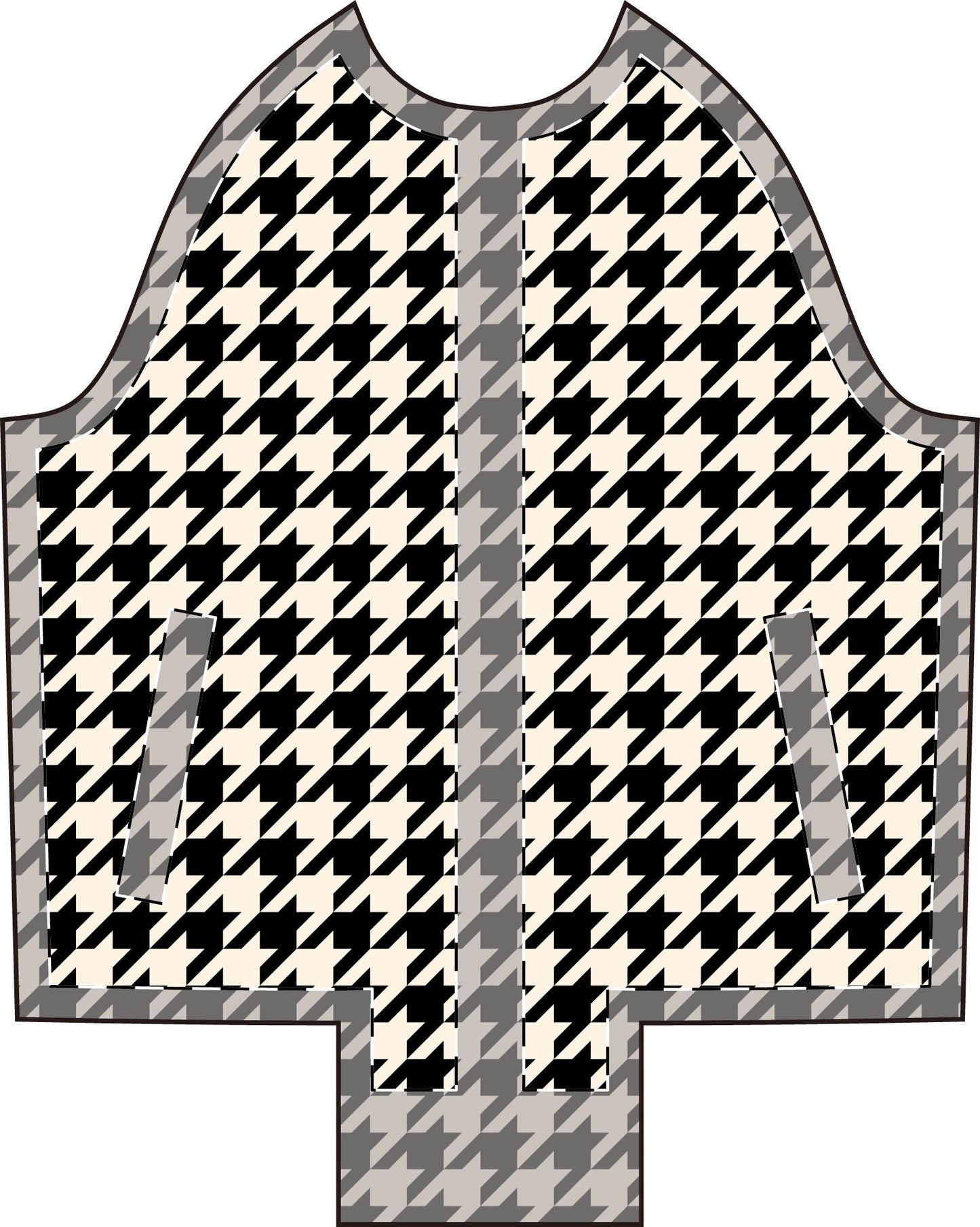 Chic Houndstooth Varsity Jacket, Women’s Fashion Statement, Casual Layering, Trendy Outerwear, Sporty & Stylish Jacket, Ideal for [...]