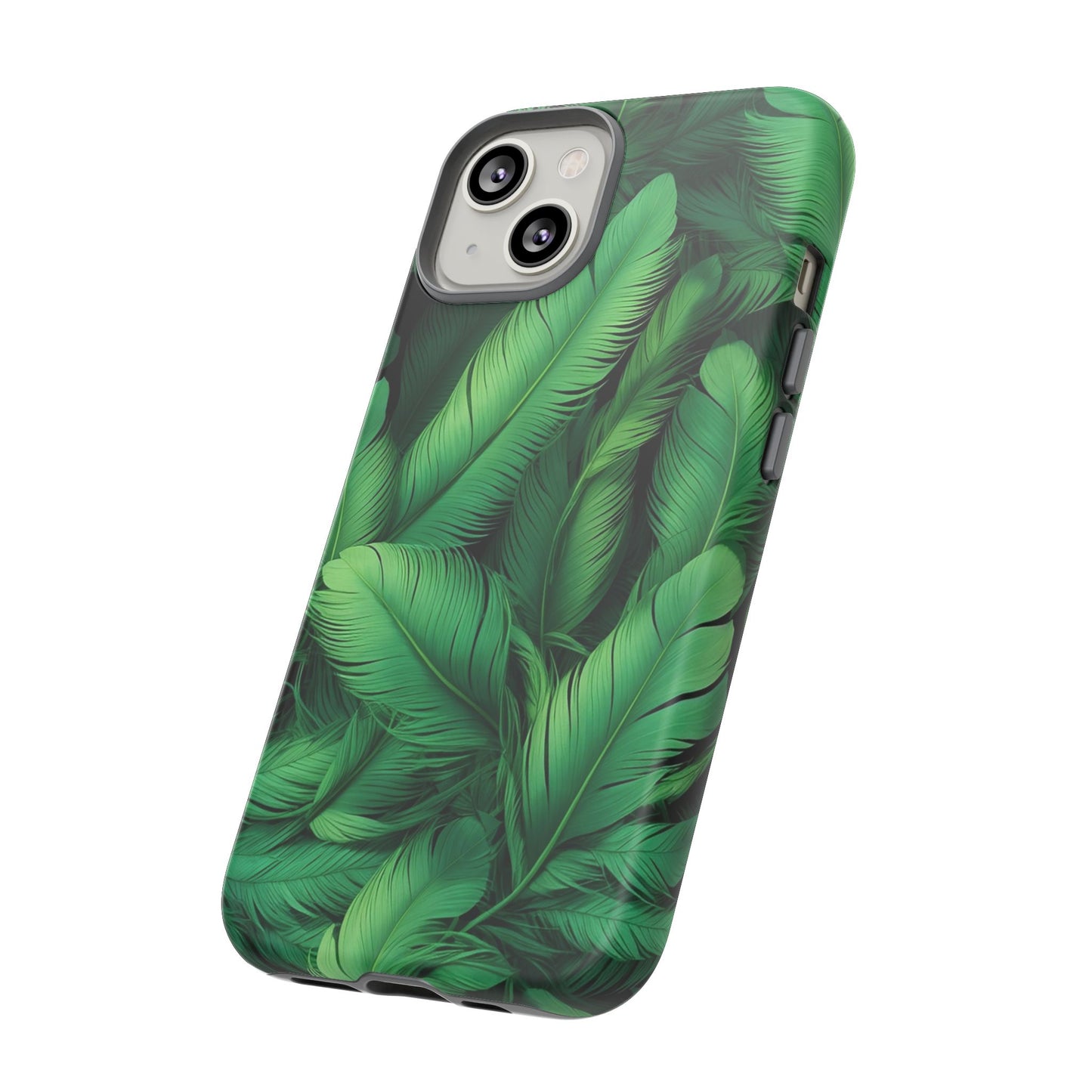 Tough Cases - Tropical Leaf Phone Case, Nature-inspired, Phone Accessory, Gift for Her, Jungle Theme, Eco-Friendly